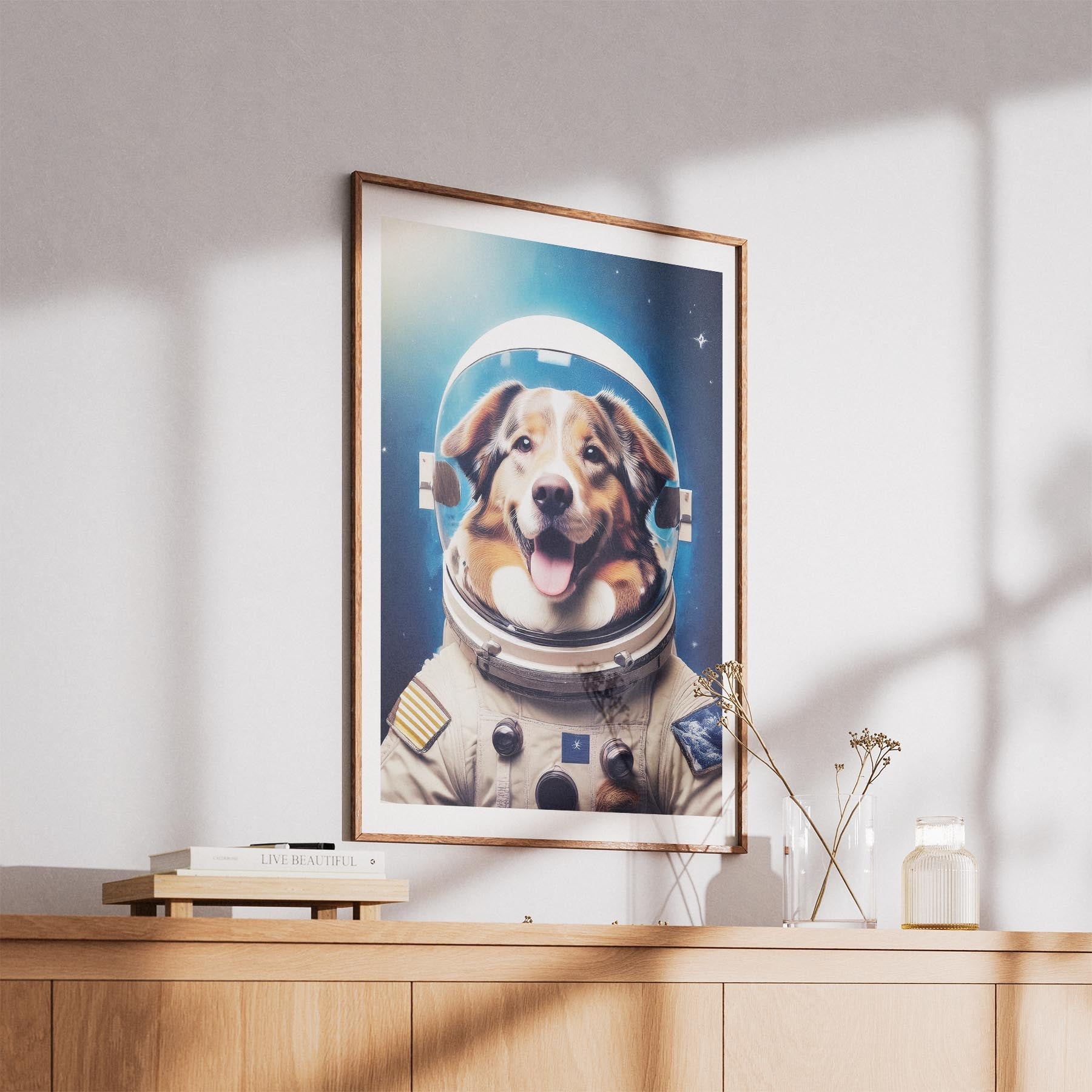 Australian Shepherd Astronaut Dog Series image 5