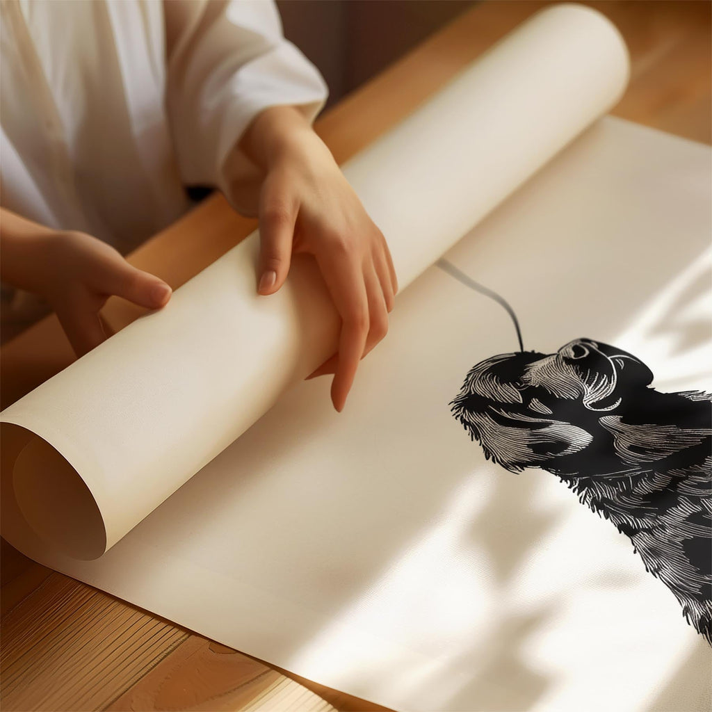 Newfoundland DOGSY Series inspired by the Art of Banksy with text Dogsy image 1