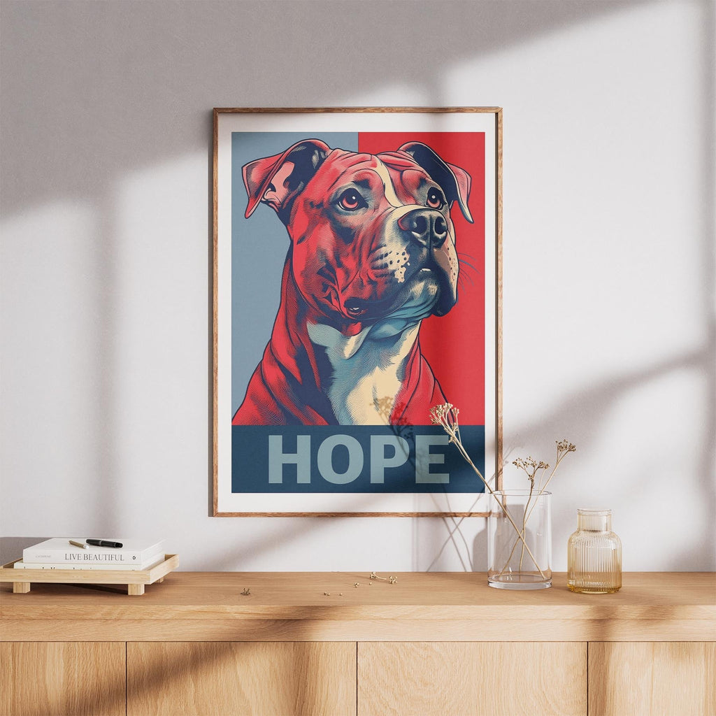 American Pitbull Terrier HOPE Series Inspired by the Obama Poster image 8