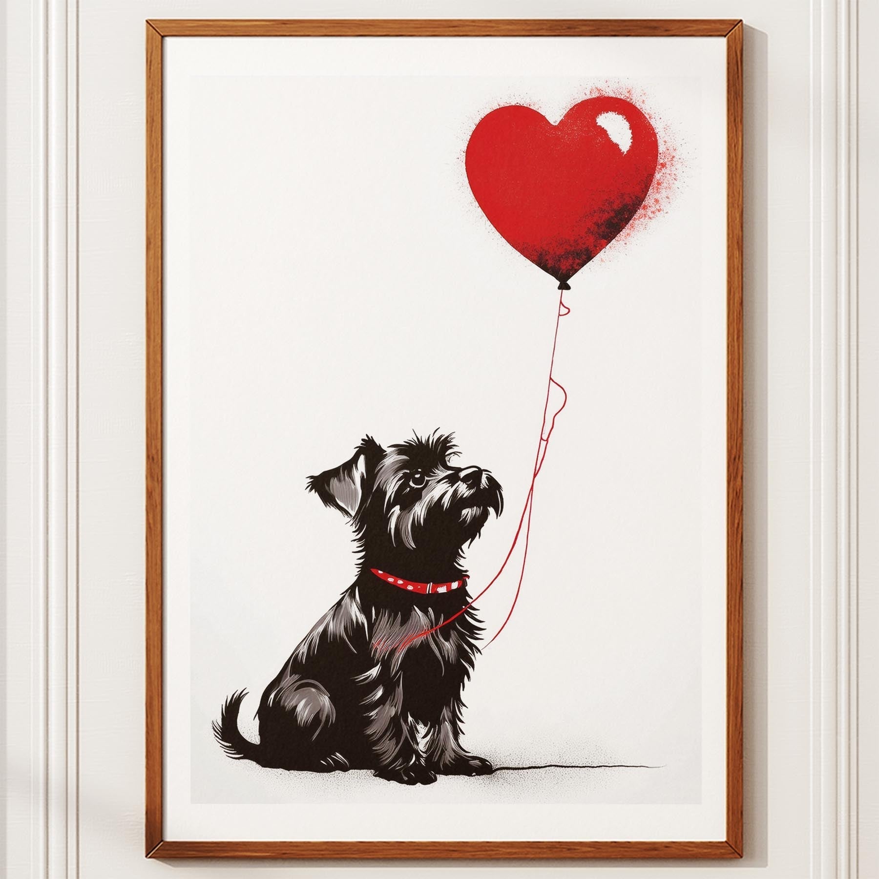 Yorkshire Terrier DOGSY Series inspired by the Art of Banksy image 10