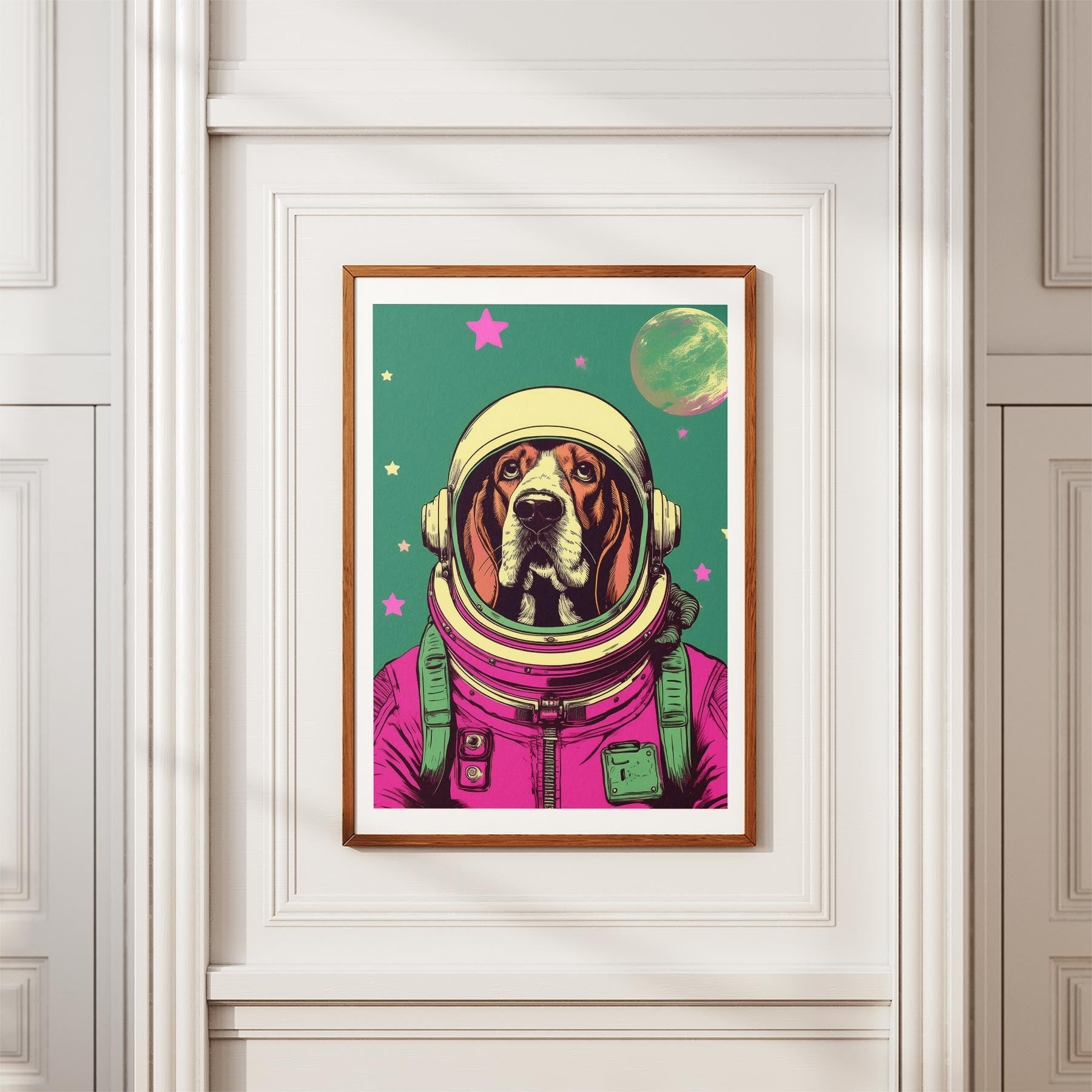 Basset Hound Space Dogs Series image 3