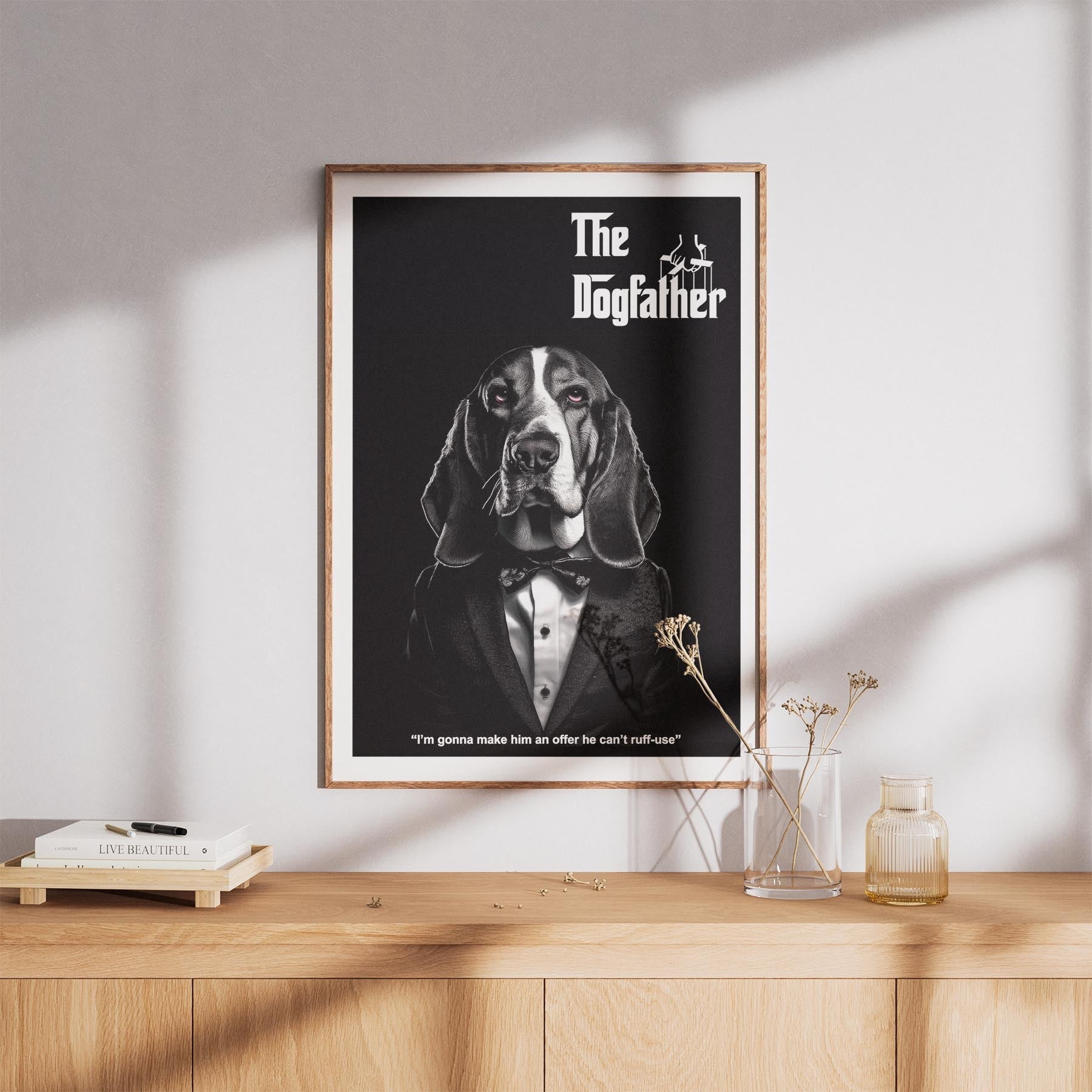 Basset Hound Mafia Dog Series image 8