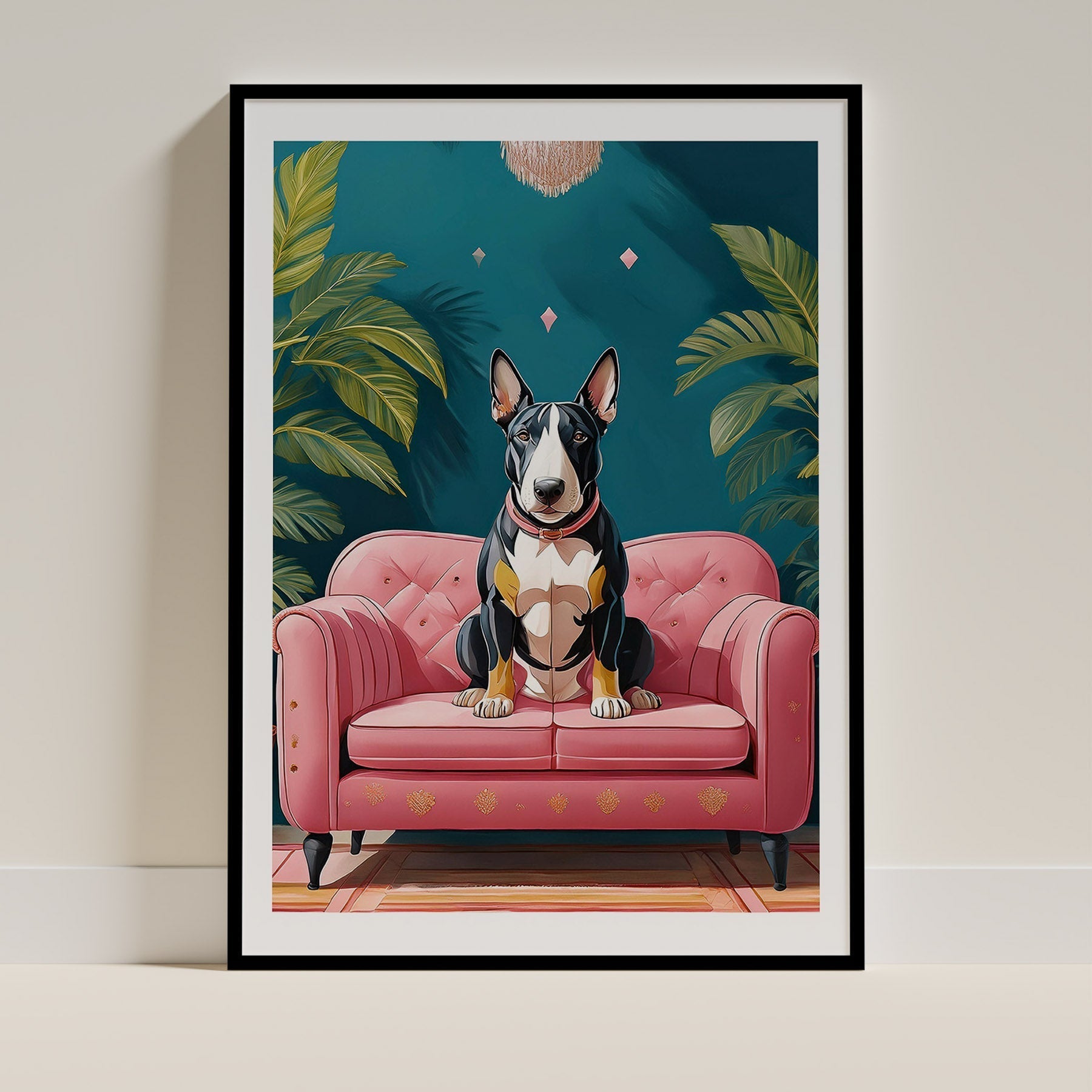 Bull Terrier Dog Art Print Unframed Vol 2 | 11 Unique Designs | Wall Art Gift for Dog Lovers - Image 9 | Dogsy & Co