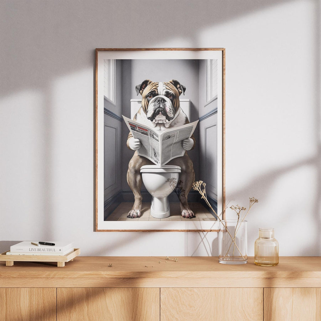 Bulldog Toilet Humour Dog Series 7 image 8