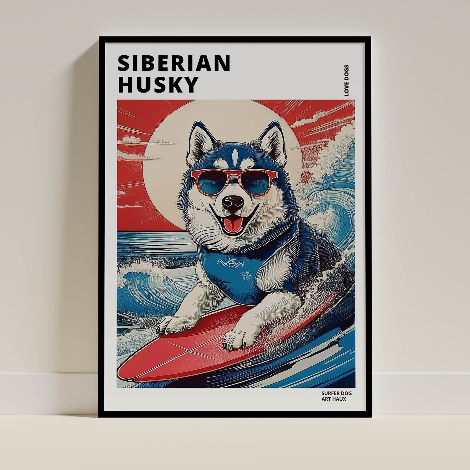 Siberian Husky Dog Art Print Unframed Vol 1 | 11 Unique Designs | Wall Art Gift for Dog Lovers - Image 11 | Dogsy & Co