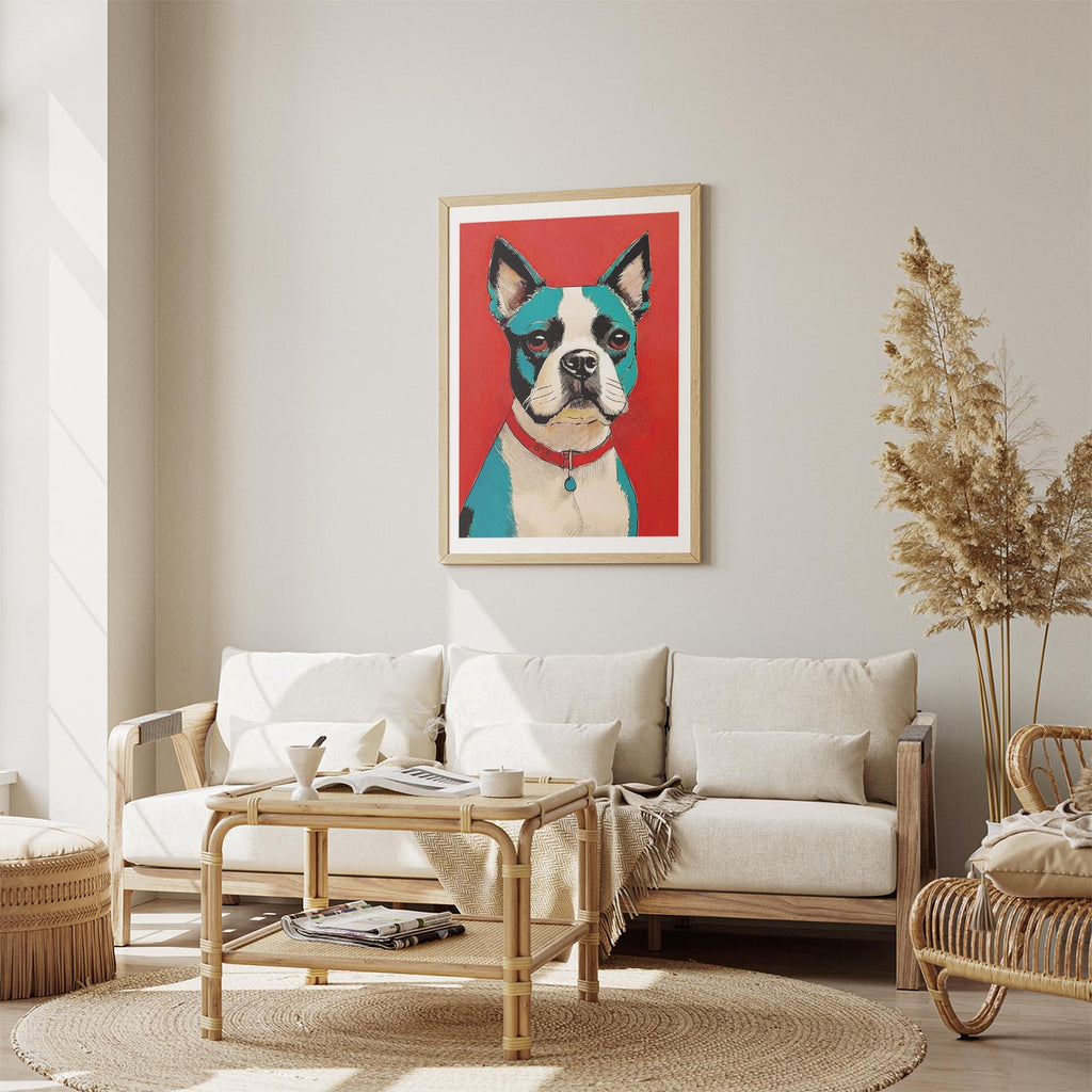 Boston Terrier Red Dog Series image 2
