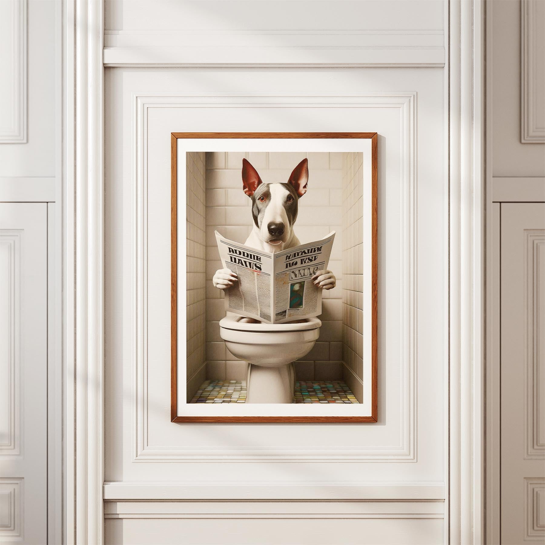 Bull Terrier Toilet Humour Dog Series 4 image 3