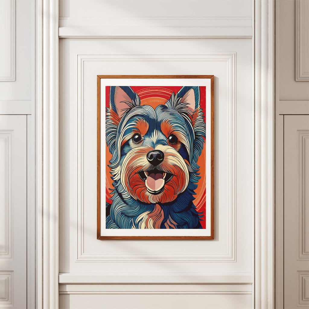 Yorkshire Terrier Hokusai Japanese Inspired Dog Series image 3