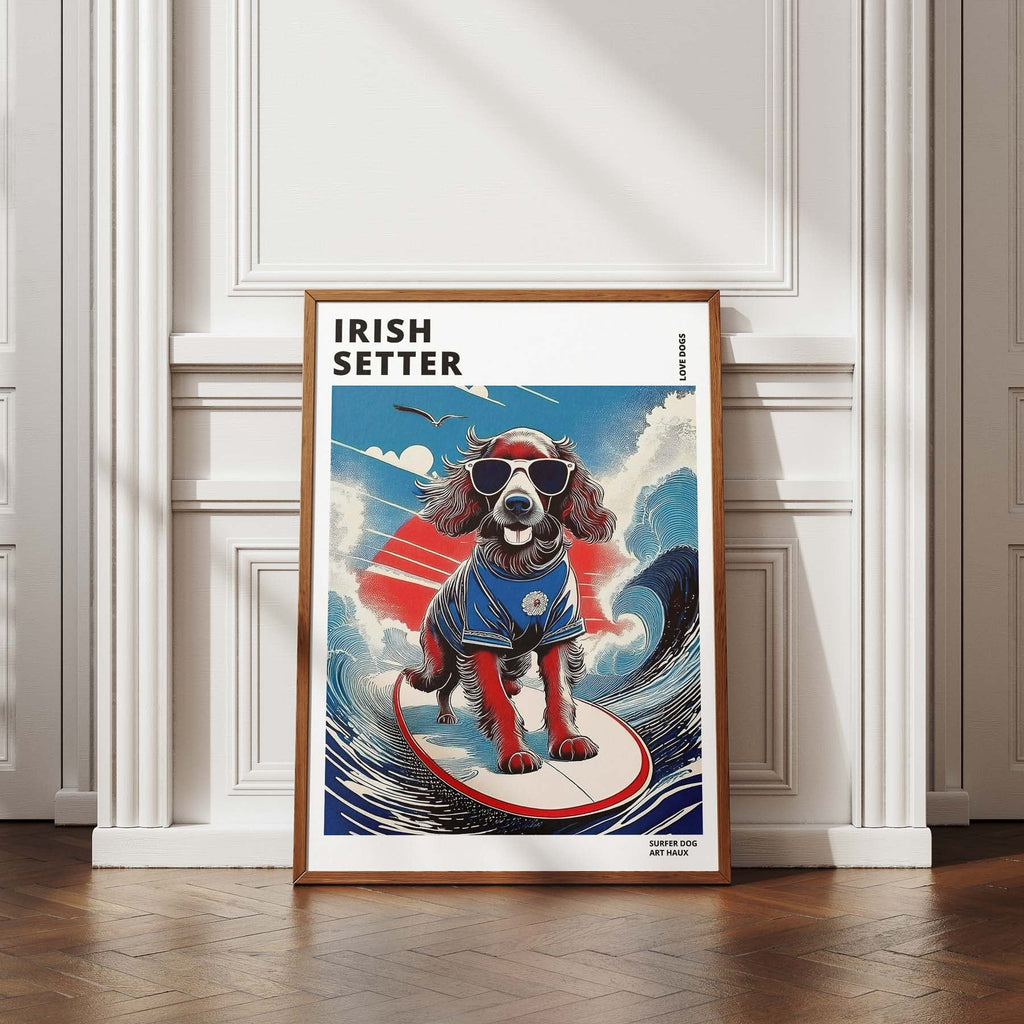 Irish Setter Hokosai Surfer Dogs 1 image 4