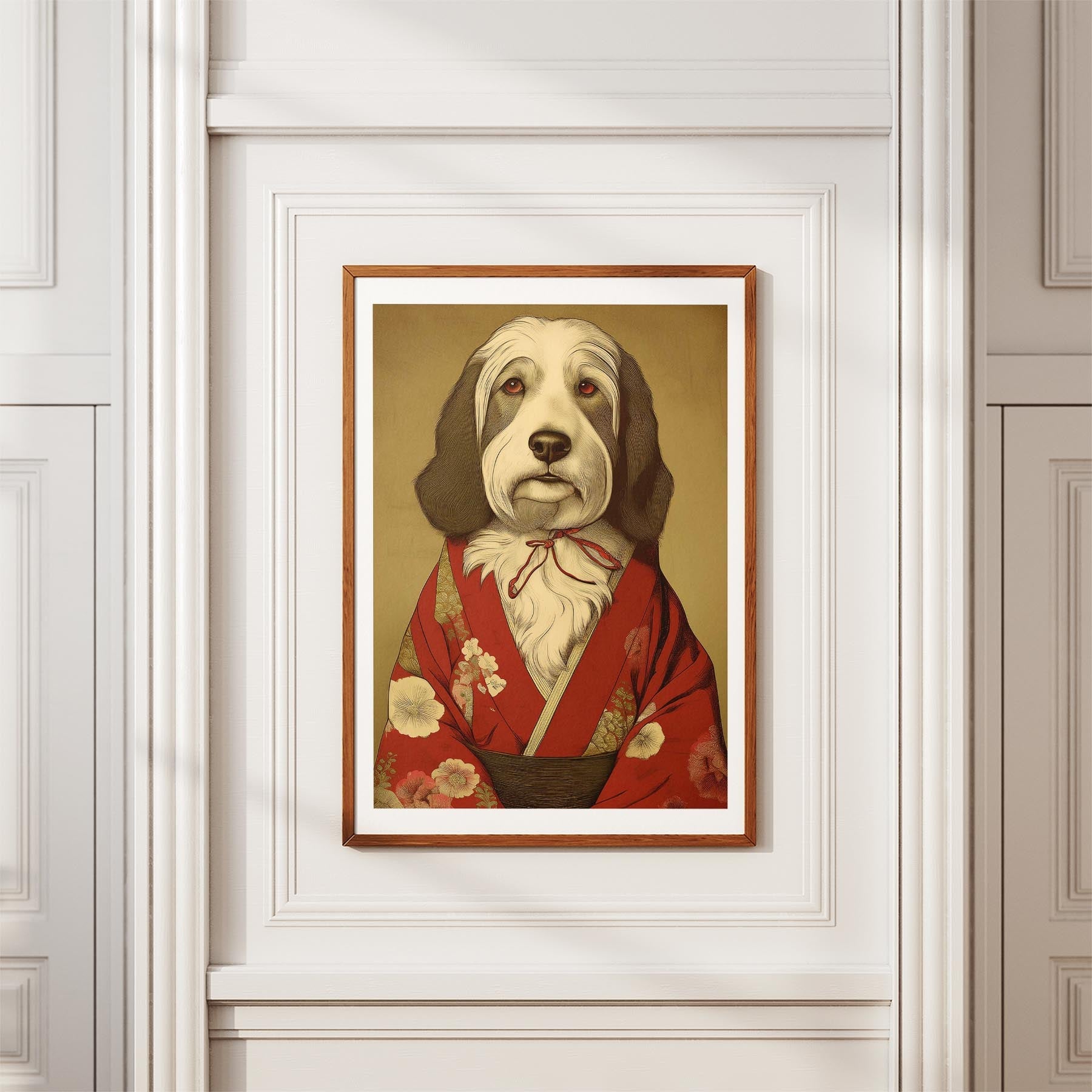 Old English Sheepdog Japanse Kimono Dog Series image 3