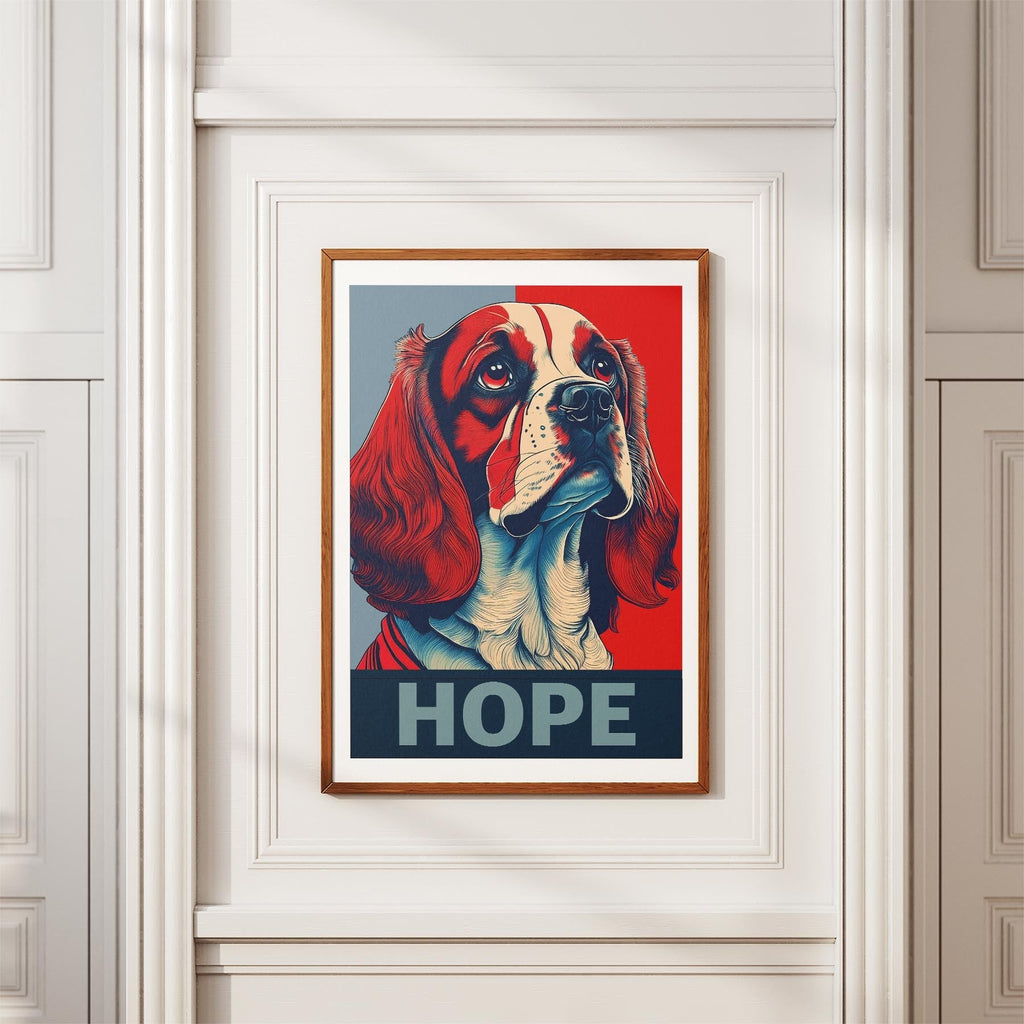 Cavalier Spaniel HOPE Series Inspired by the Obama Poster image 3