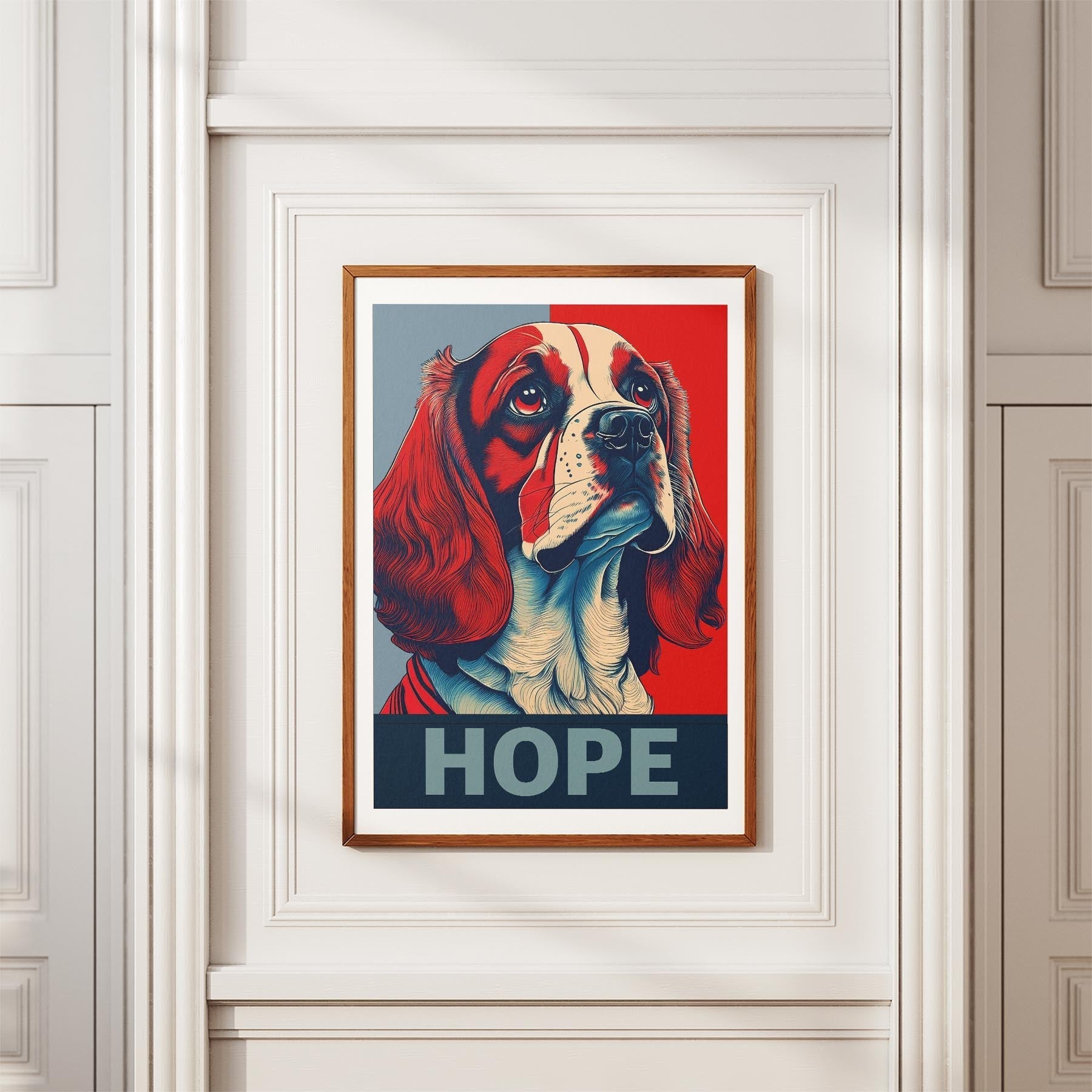 Cavalier Spaniel HOPE Series Inspired by the Obama Poster image 3