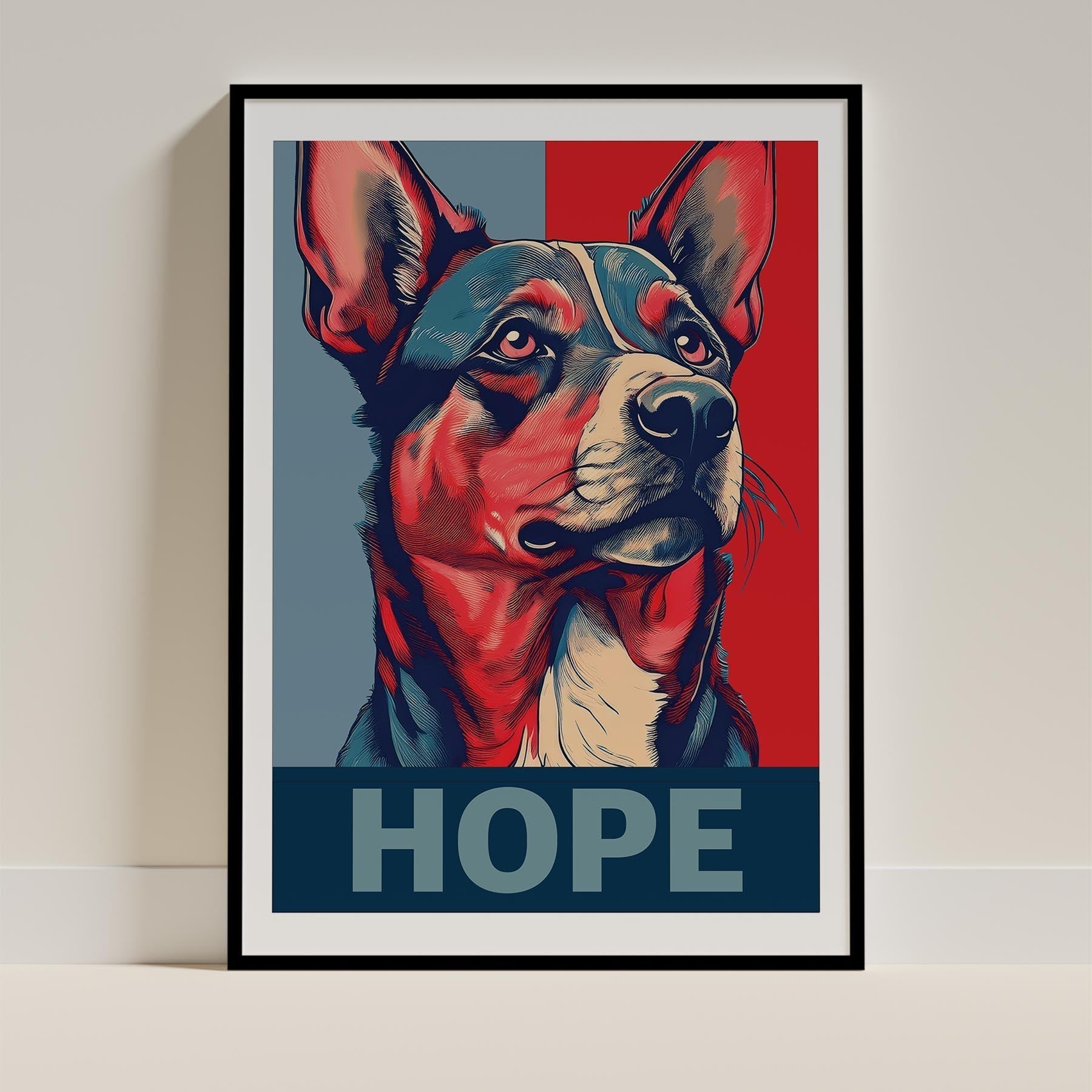 Australian Kelpie Dog Art Print Unframed Vol 1 | 11 Unique Designs | Wall Art Gift for Dog Lovers - Image 9 | Dogsy & Co