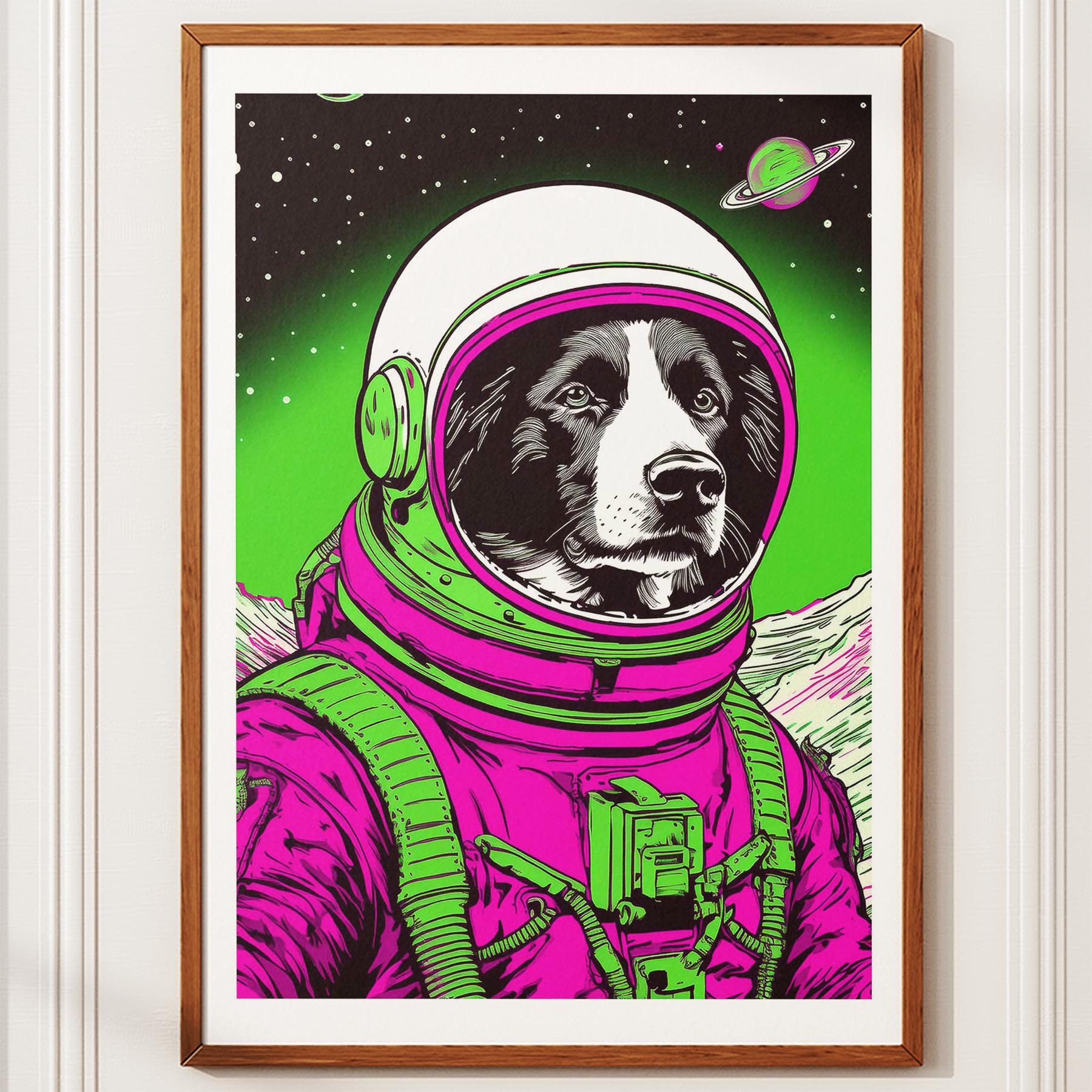 Border Collie Space Dogs Series image 10