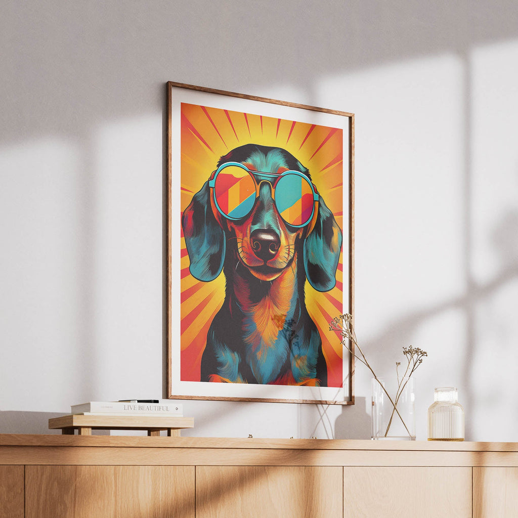 Dachshund In Colourful Sunnies 1 image 6