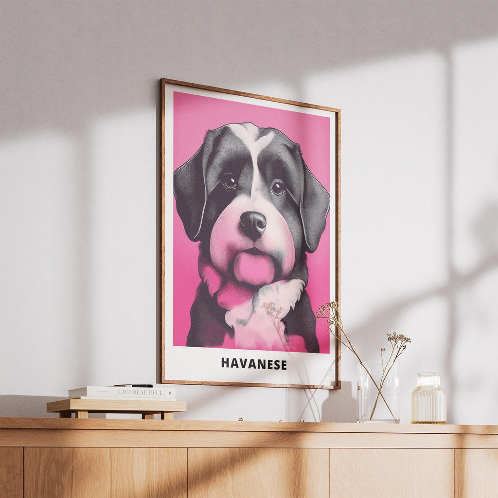 Havanese Pink and Black Dog Series 1 image 5