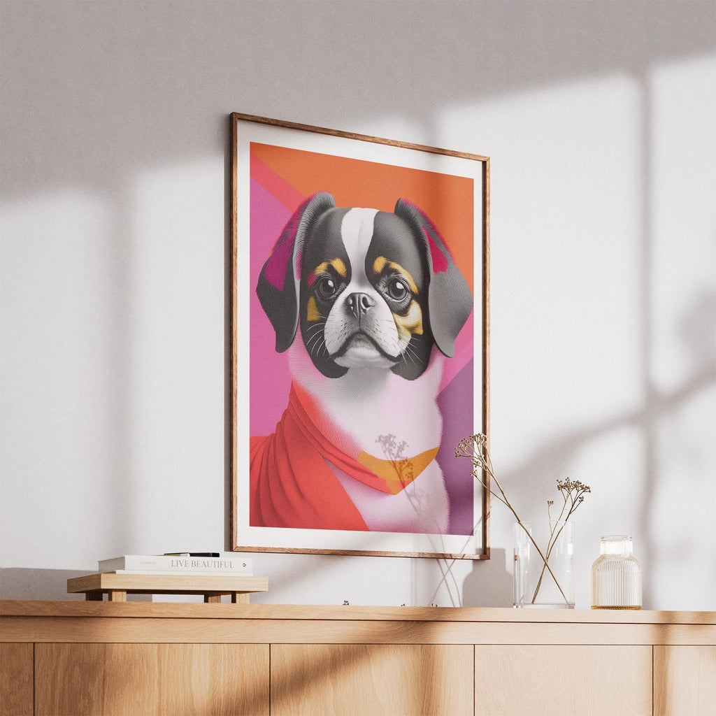 Japanese Chin Modern Pop Dog Series image 5