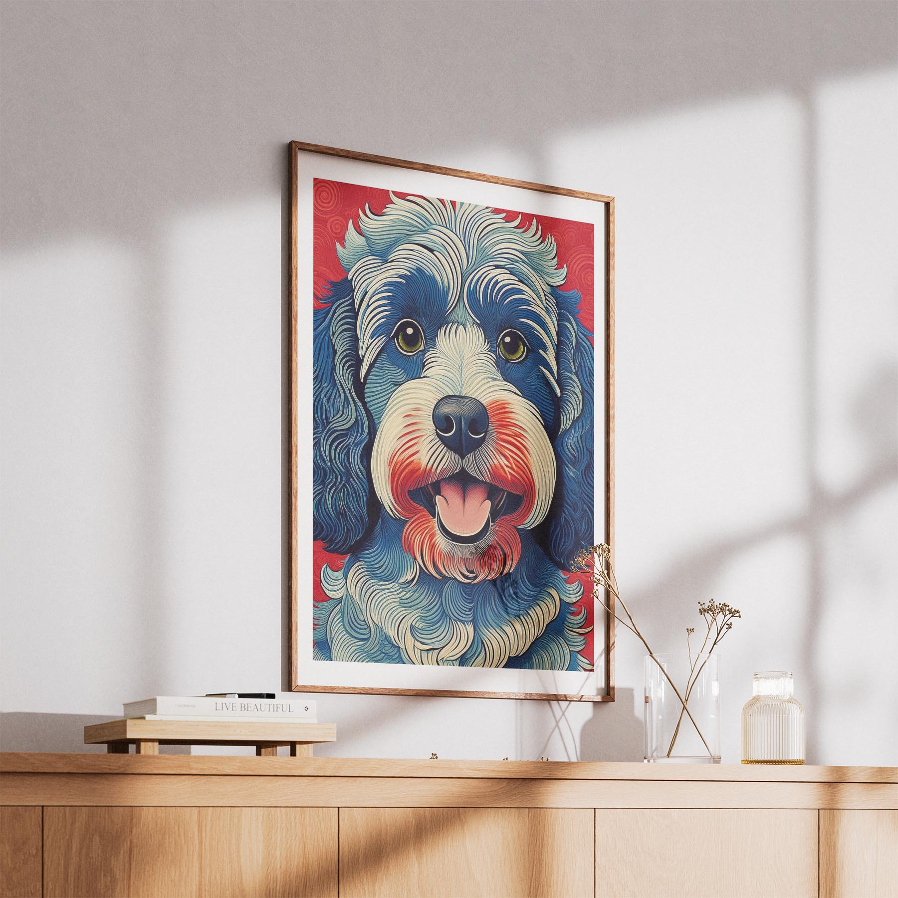 Cavoodle Hokusai Japanese Inspired Dog Series 4 image 5