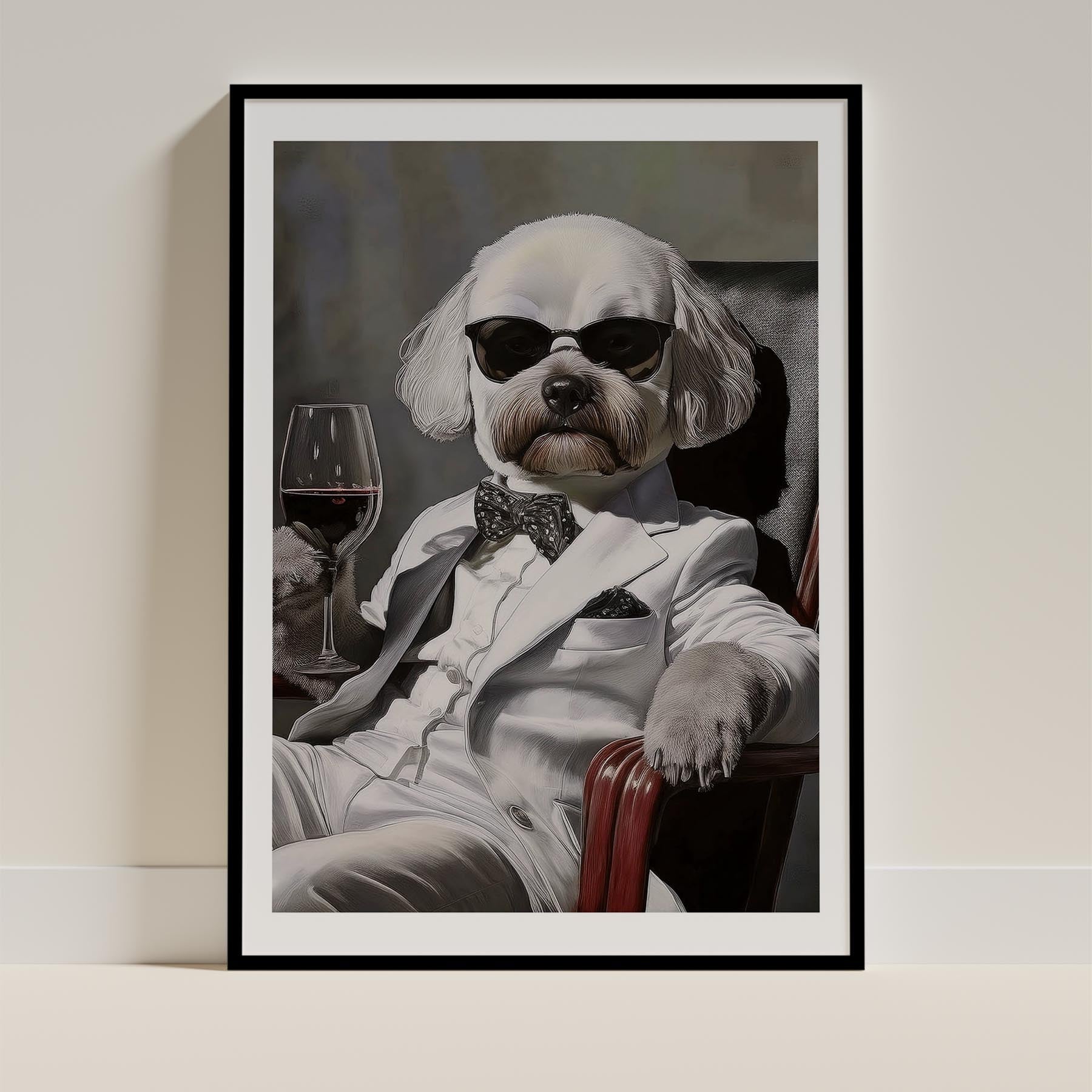 Bichon Frise Dog Art Print Unframed Vol 1 | 11 Unique Designs | Wall Art Gift for Dog Lovers - Image 4 | Dogsy & Co