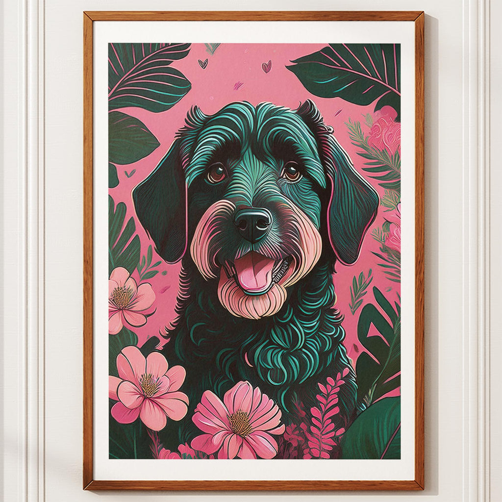 Labradoodle Flowery Dog image 10