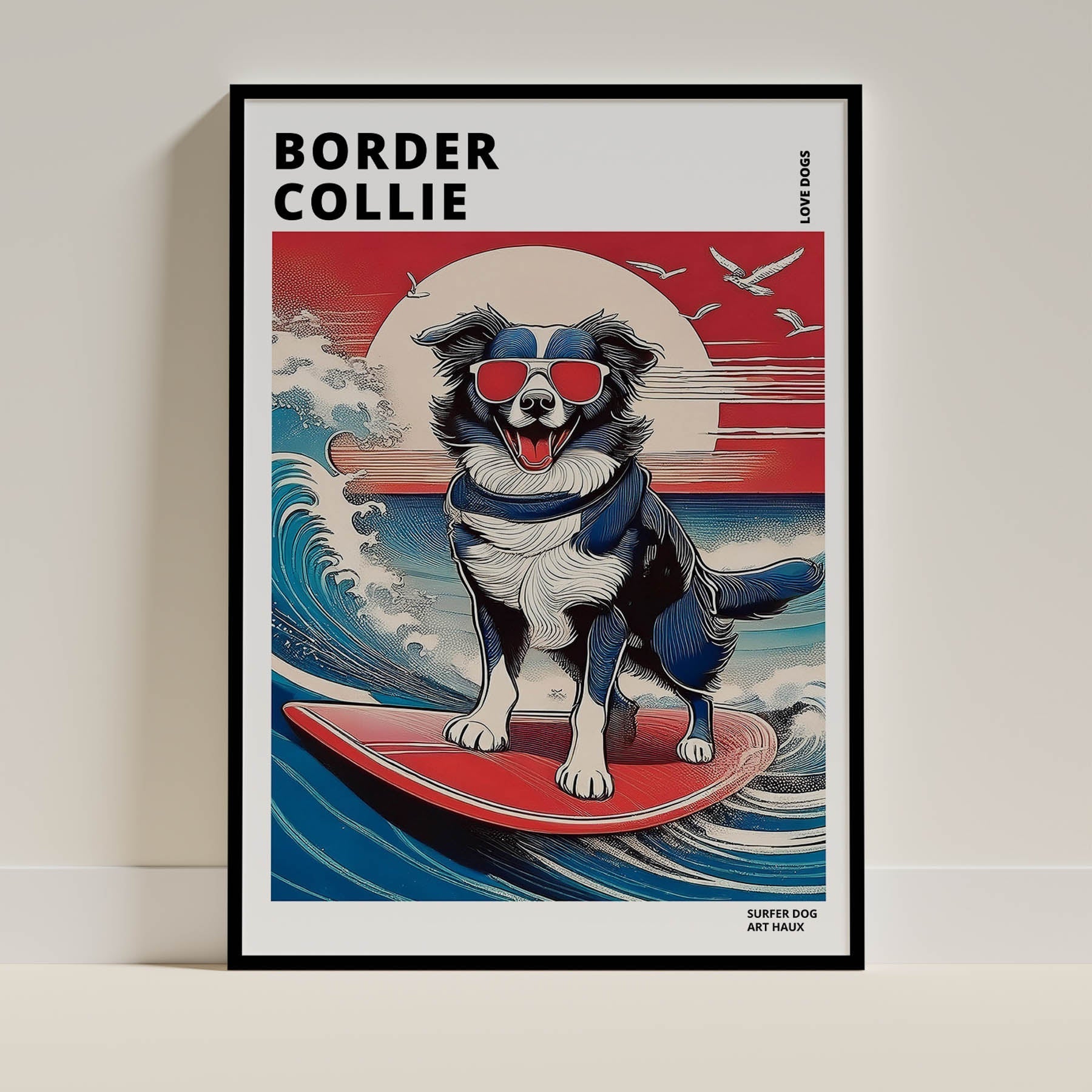 Border Collie Dog Art Print Unframed Vol 2 | 11 Unique Designs | Wall Art Gift for Dog Lovers - Image 2 | Dogsy & Co