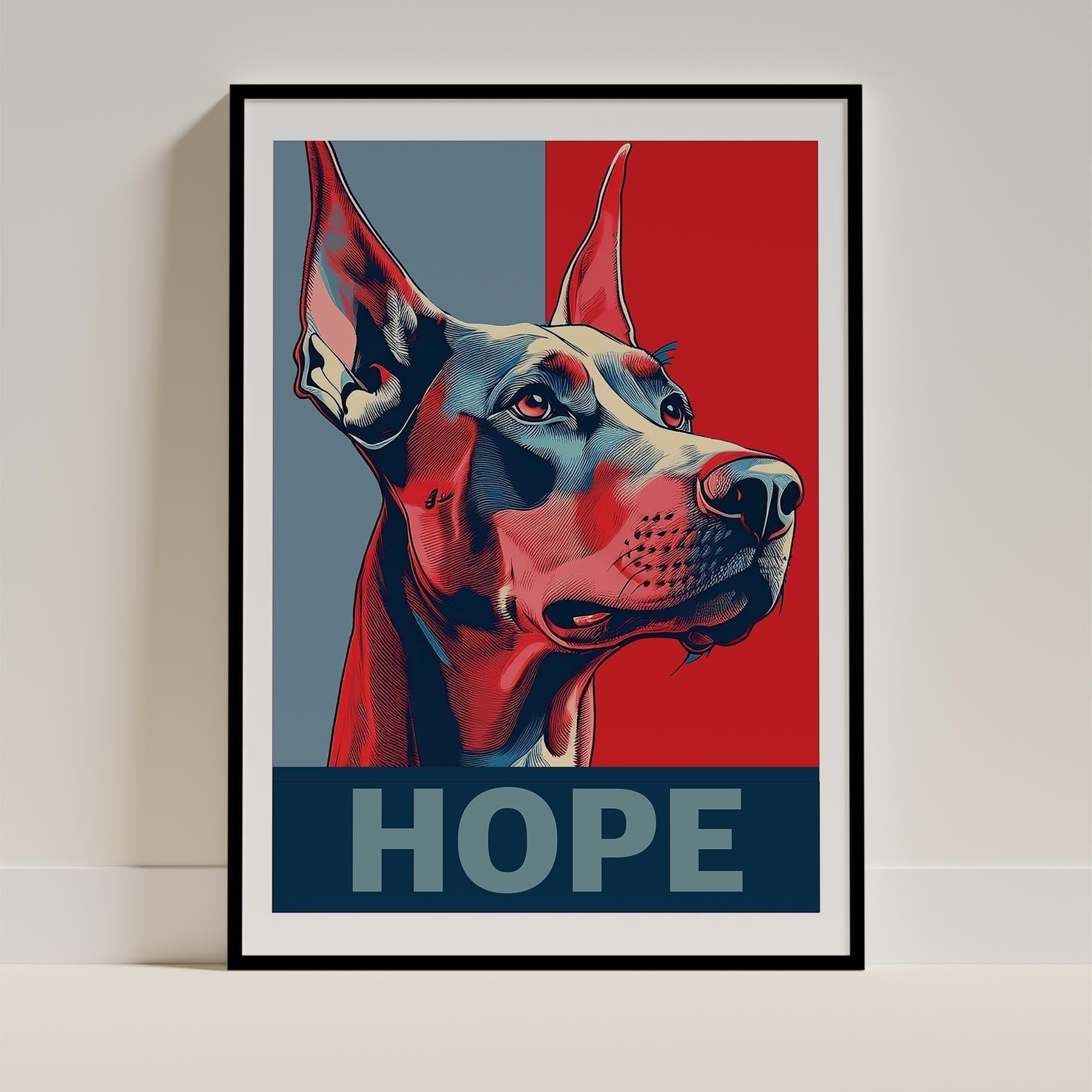 Doberman Dog Art Print Unframed Vol 1 | 11 Unique Designs | Wall Art Gift for Dog Lovers - Image 9 | Dogsy & Co