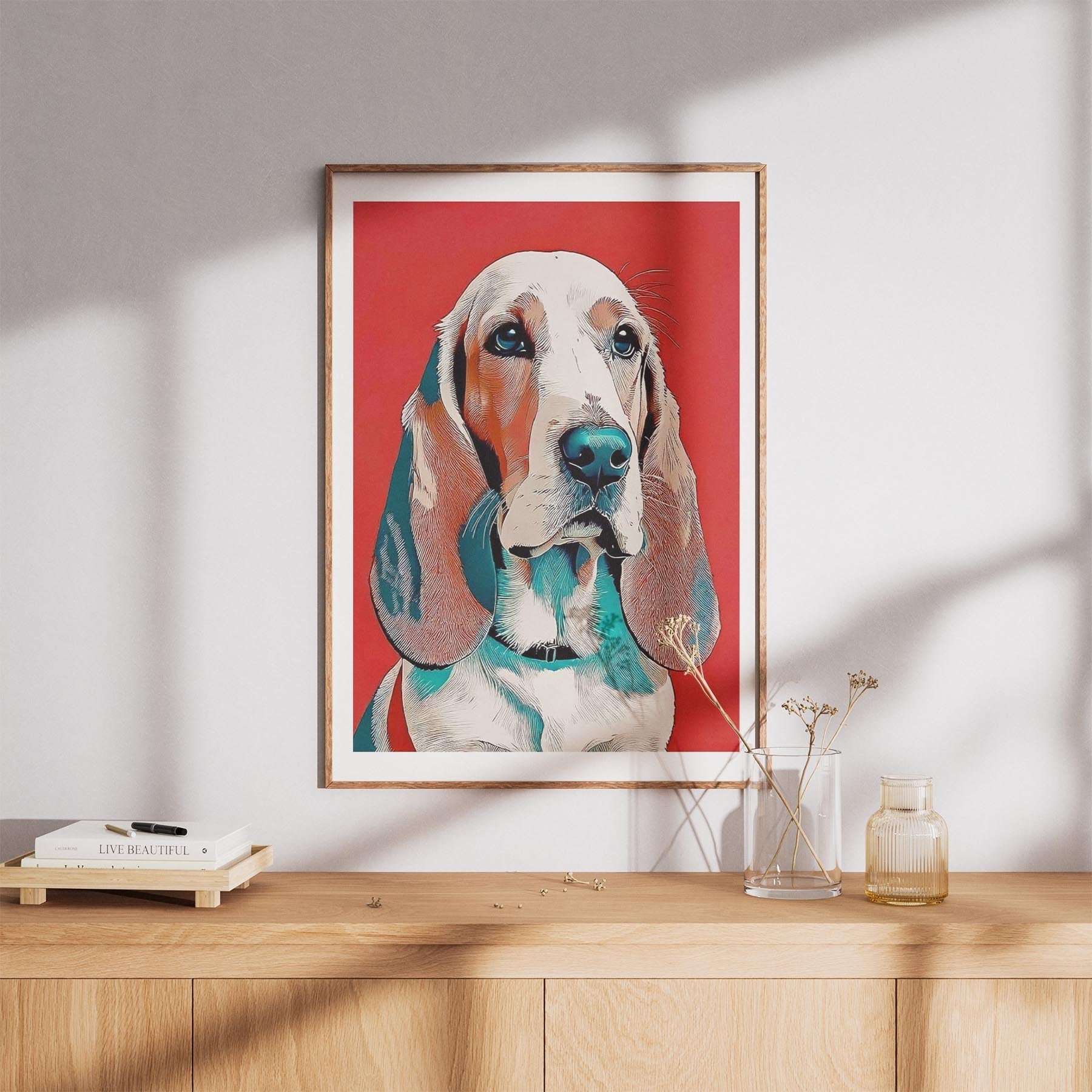 Basset Hound Red Dog Series image 8