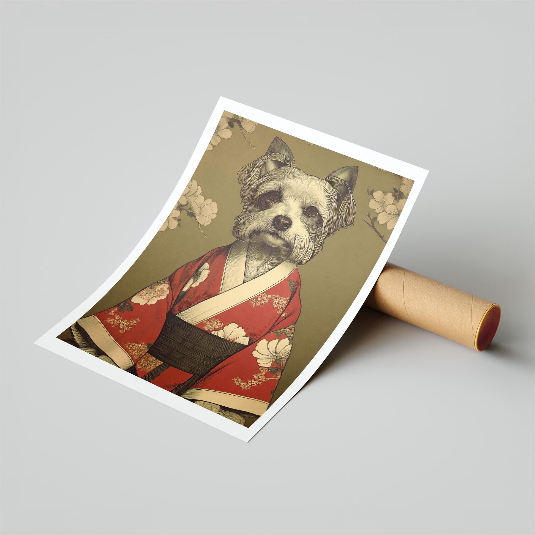 Yorkshire Terrier Japanse Kimono Dog Series image 6