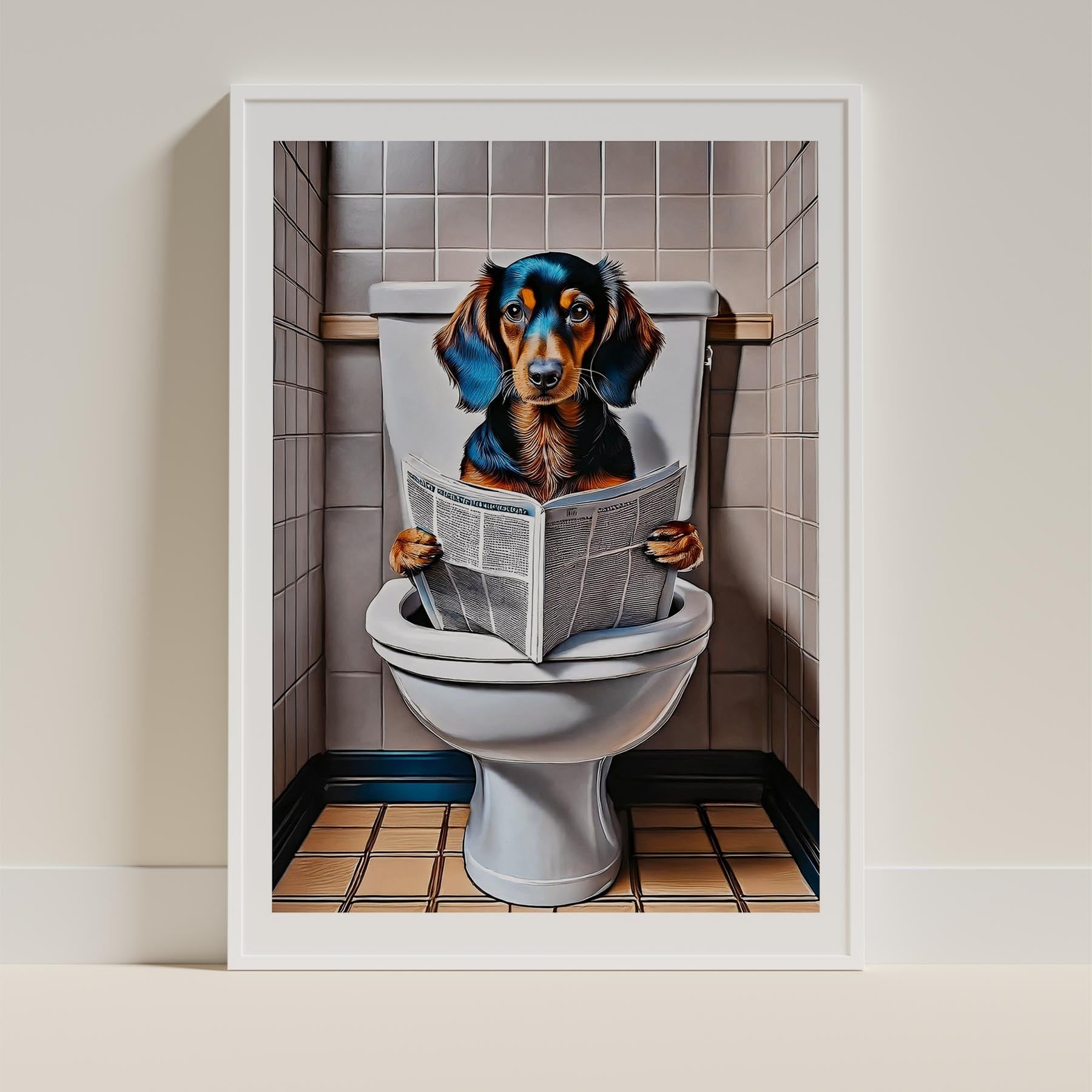 Dachshund Toilet Humour Dog Series 4 image 9