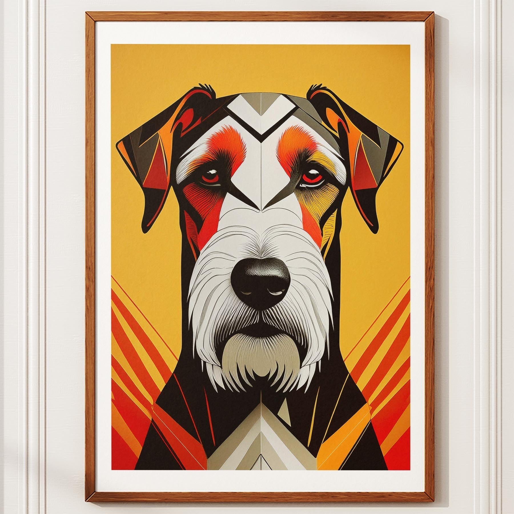 Airedale Geometric Orange Series image 10