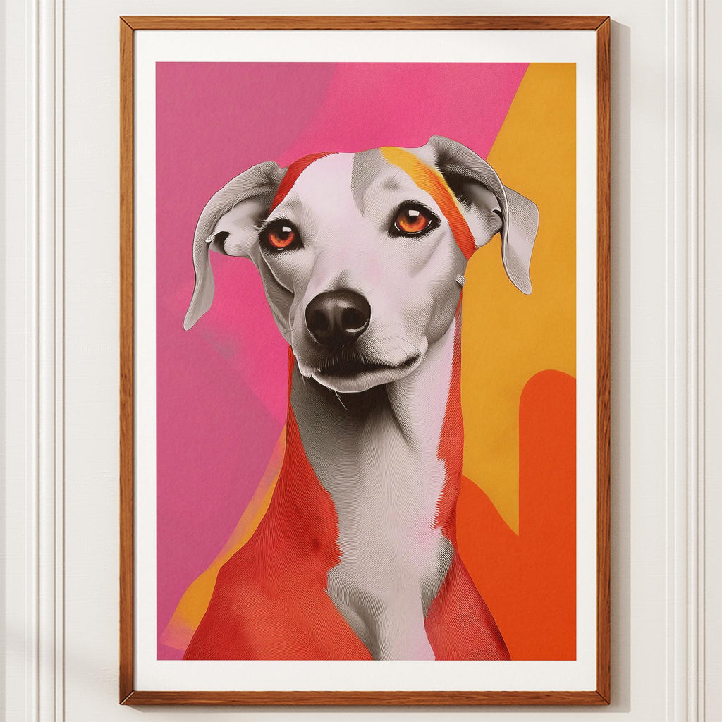 Whippet Modern Pop Dog Series image 12
