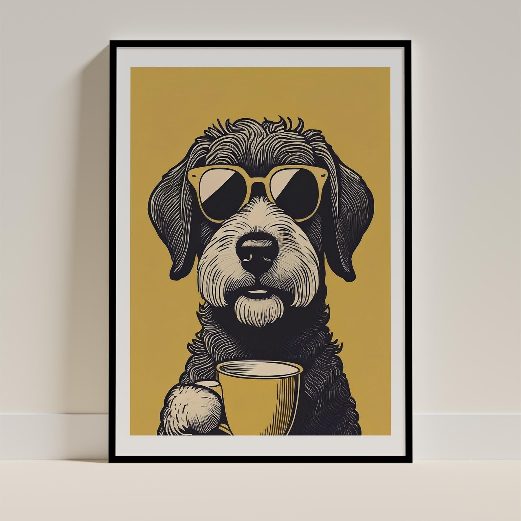 Jackapoo Chillin Coffee Dog image 13