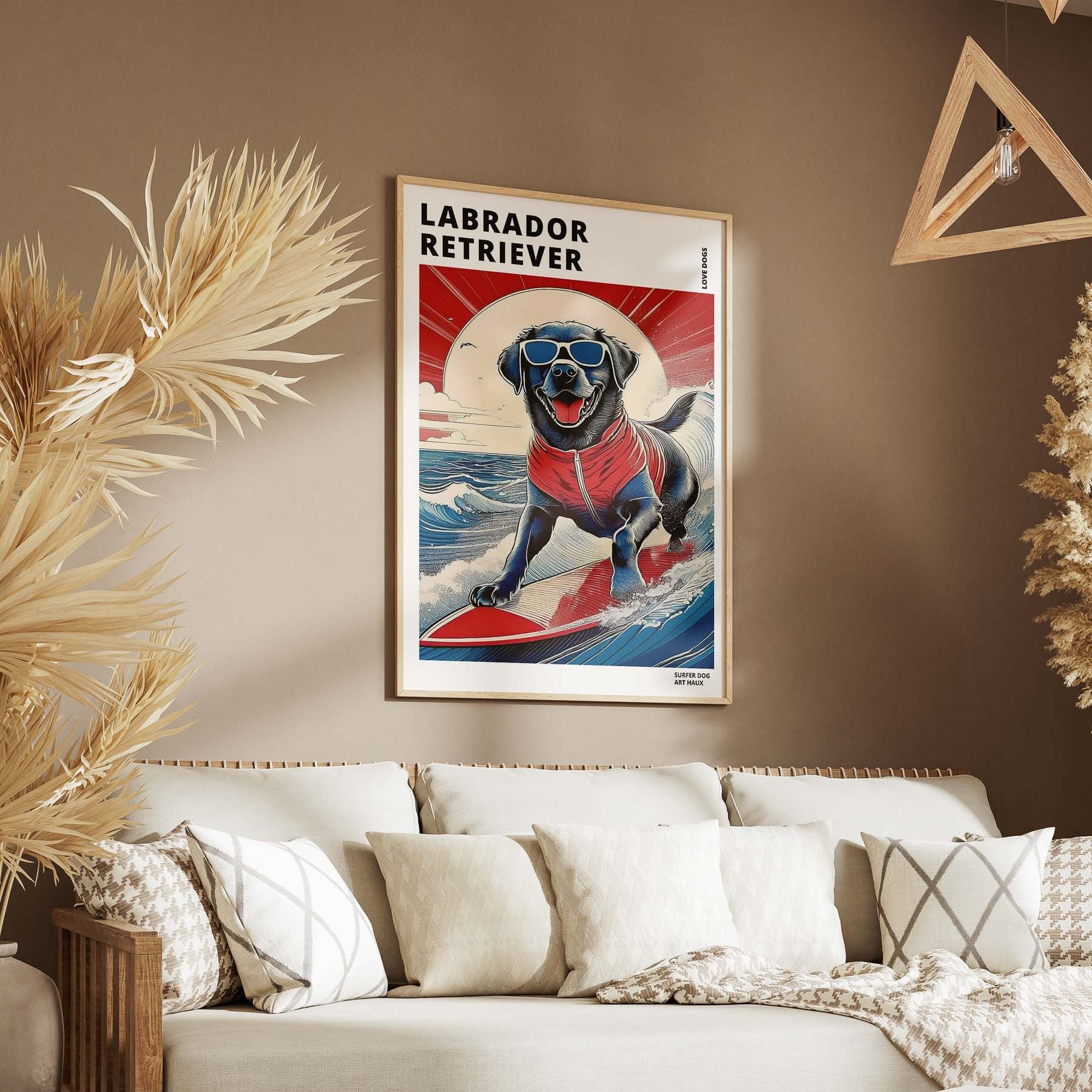 Labrador Retreiver Hokosai Surfer Dogs 3 image 5