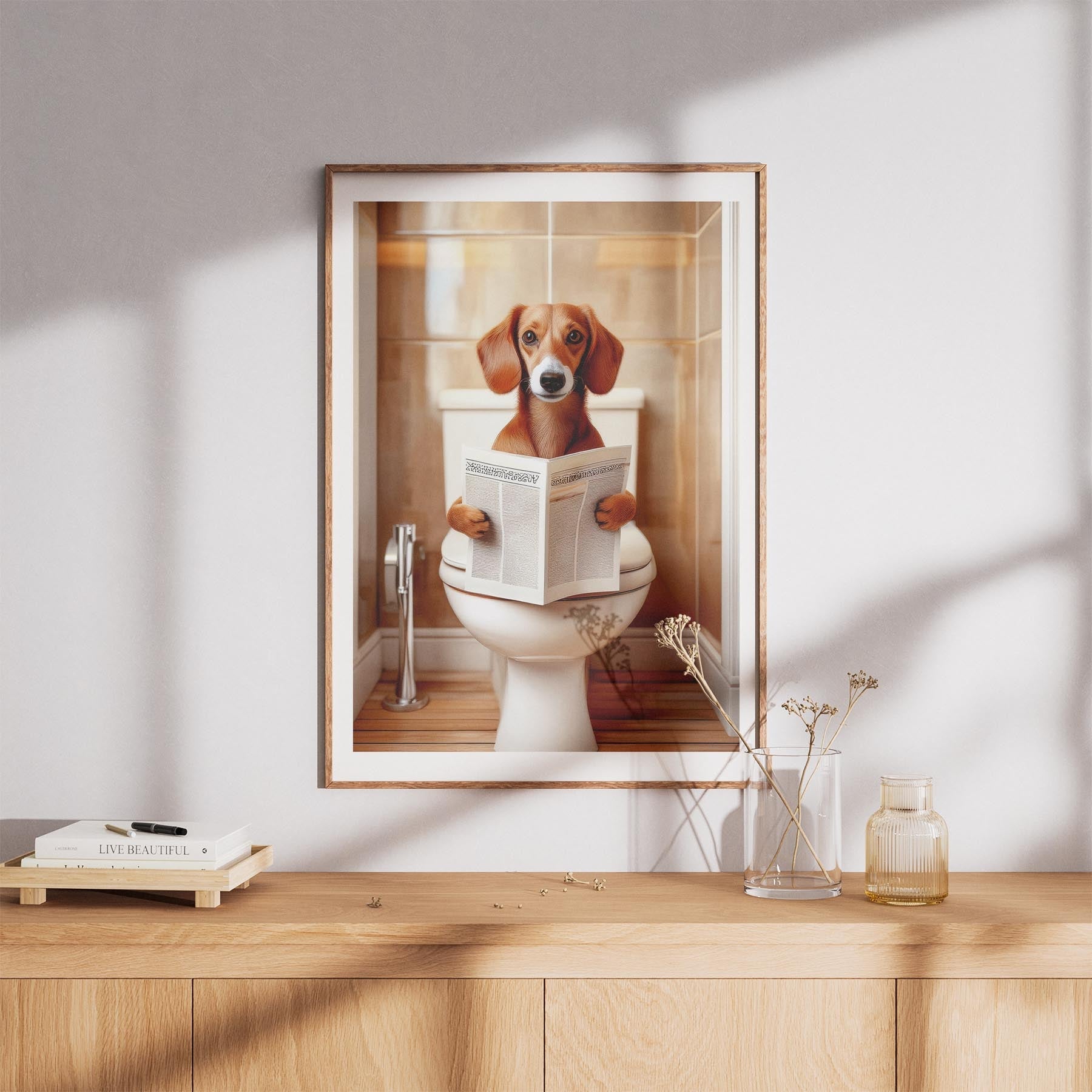 Dachshund Toilet Humour Dog Series 1 image 8