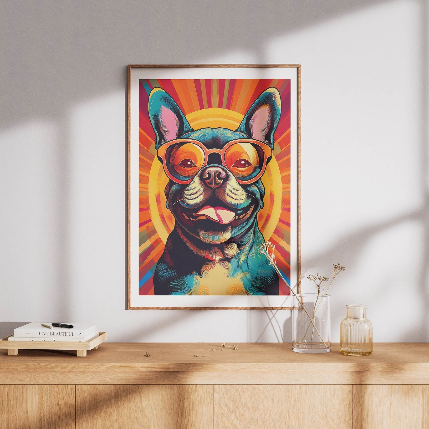 French Bull Dog In Colourful Sunnies 9 image 8
