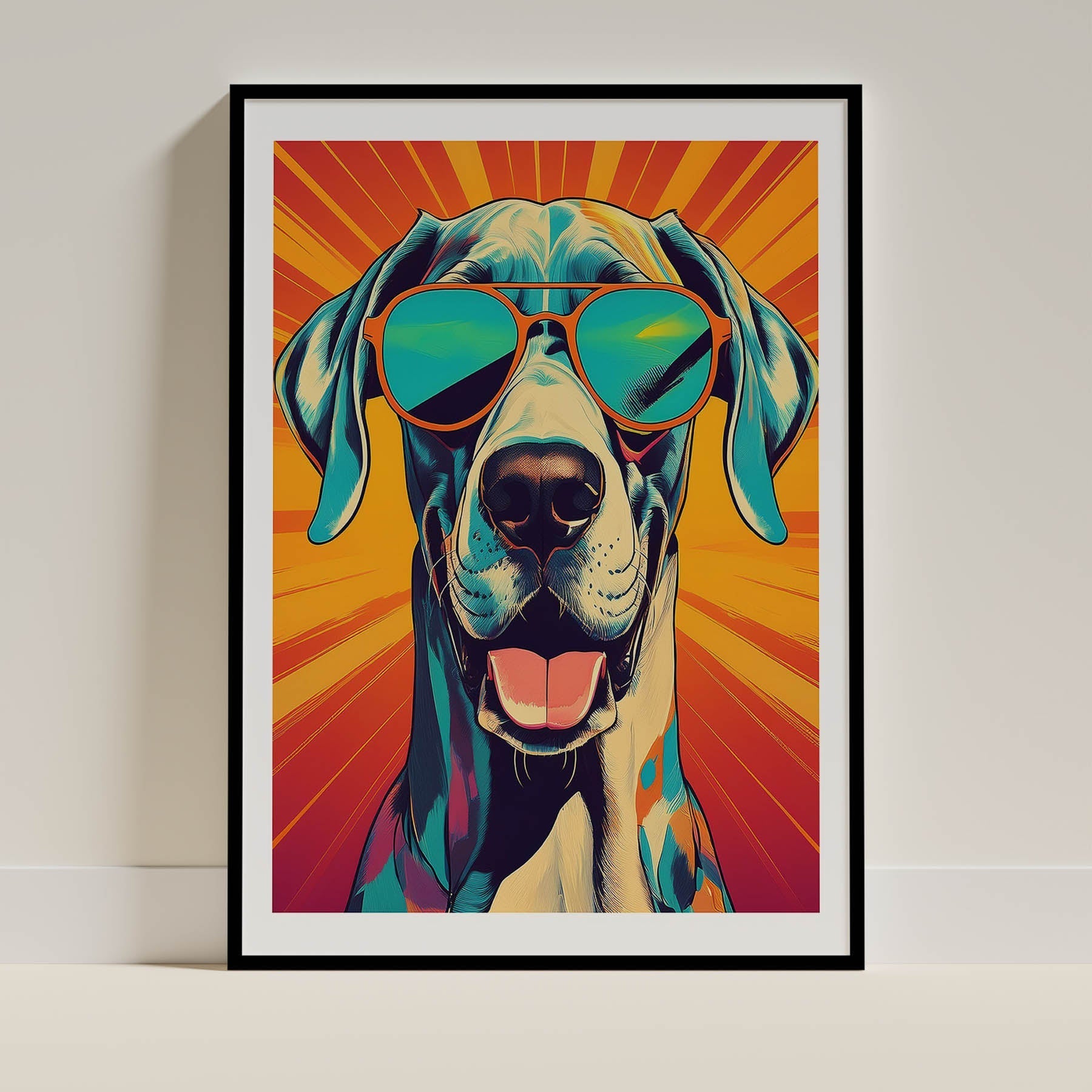 Great Dane Dog Art Print Unframed Vol 2 | 11 Unique Designs | Wall Art Gift for Dog Lovers - Image 7 | Dogsy & Co