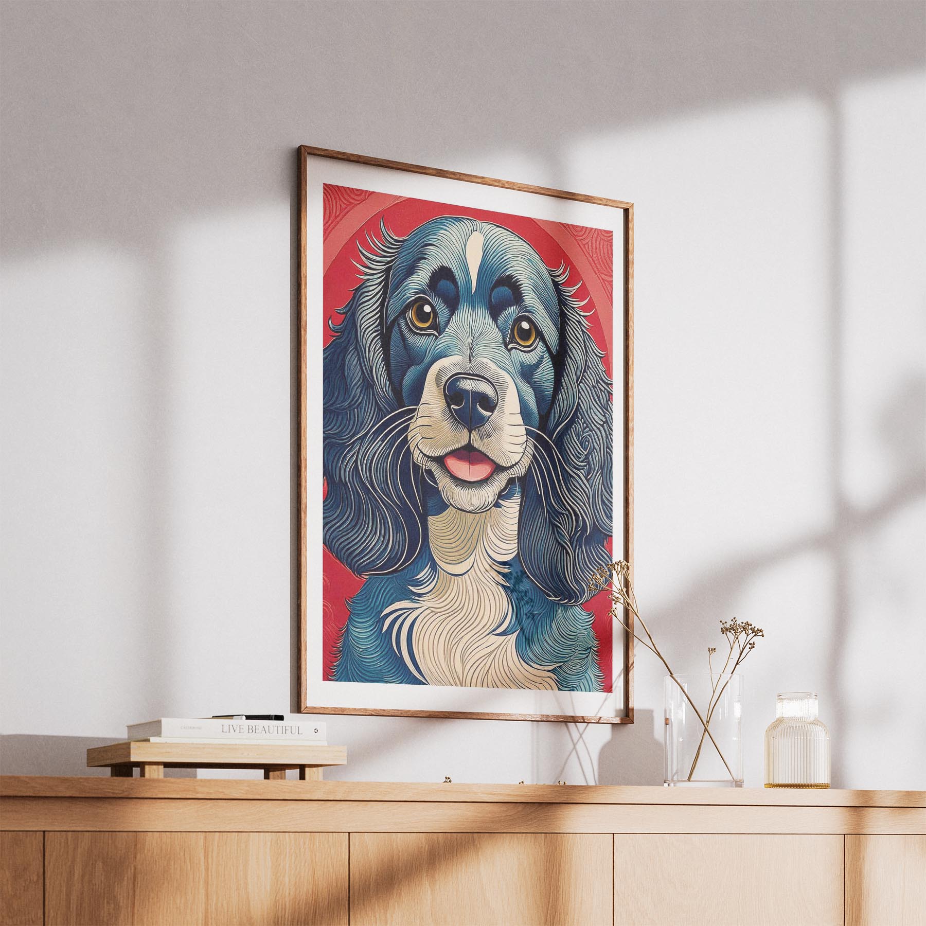 Cocker Spaniel Hokusai Japanese Inspired Dog Series image 5