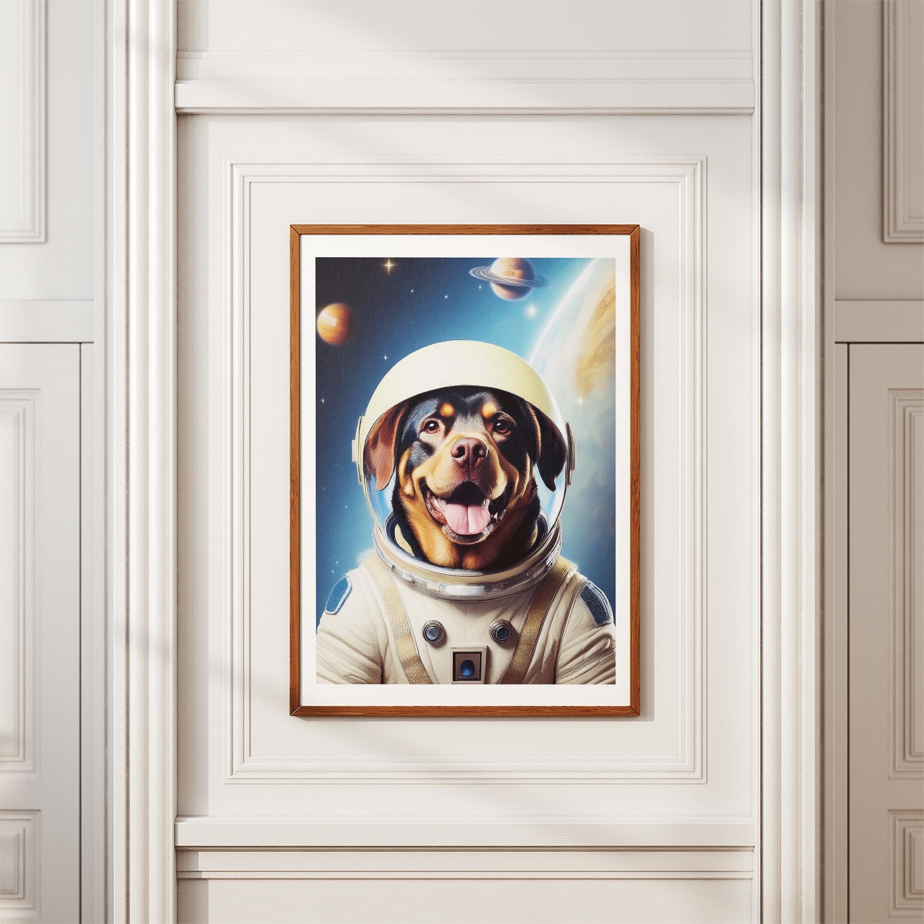 Rottweiler Astronaut Dog Series image 3