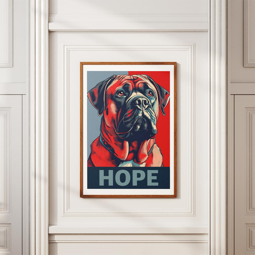 Bullmastiff HOPE Series Inspired by the Obama Poster image 3
