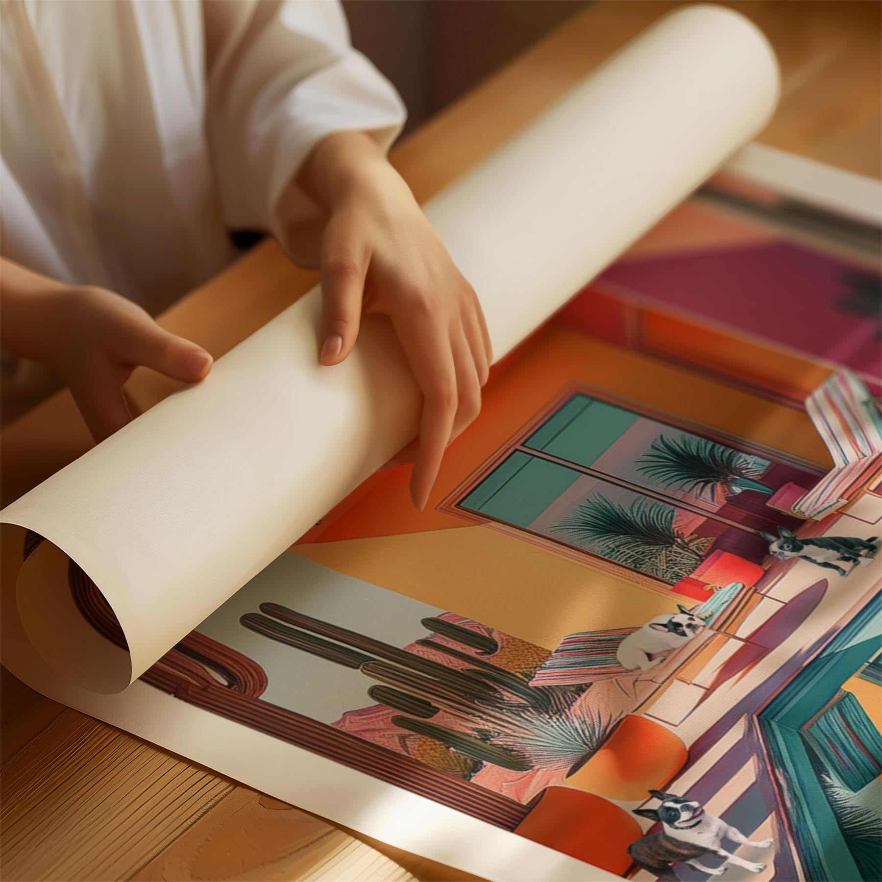 Boston Terrier Custom Pool Party WITH TEXT image 1