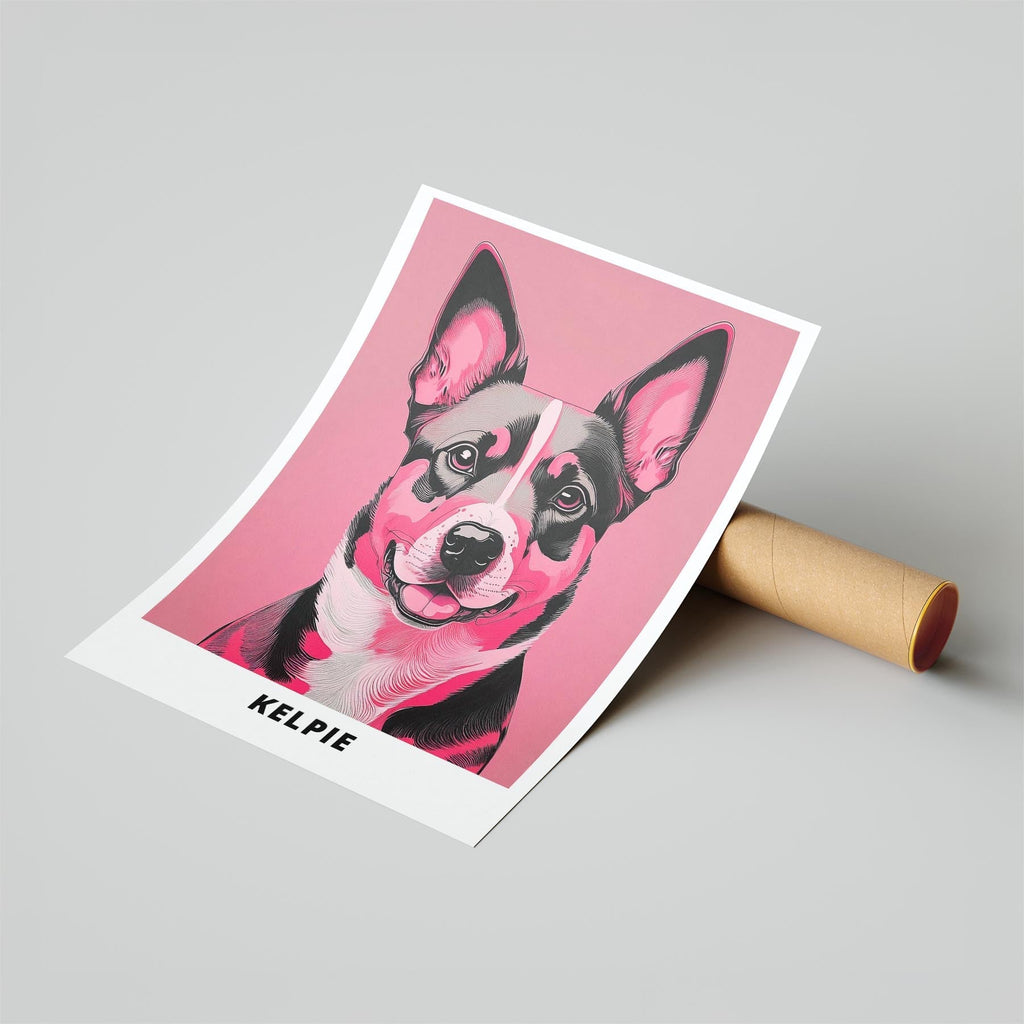Kelpie Pink and Black Dog Series 1 image 6