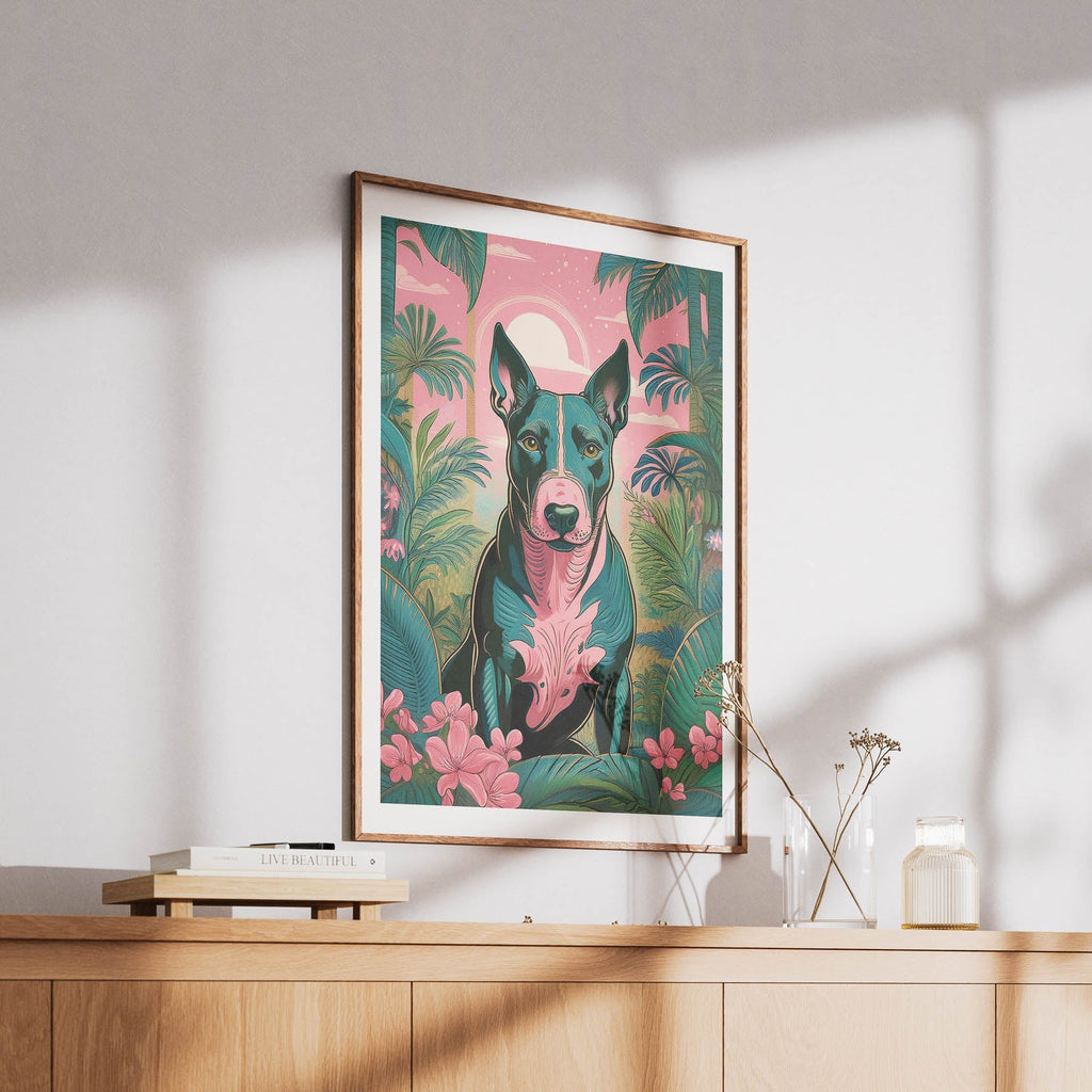 Bull Terrier Flowery Dog image 15