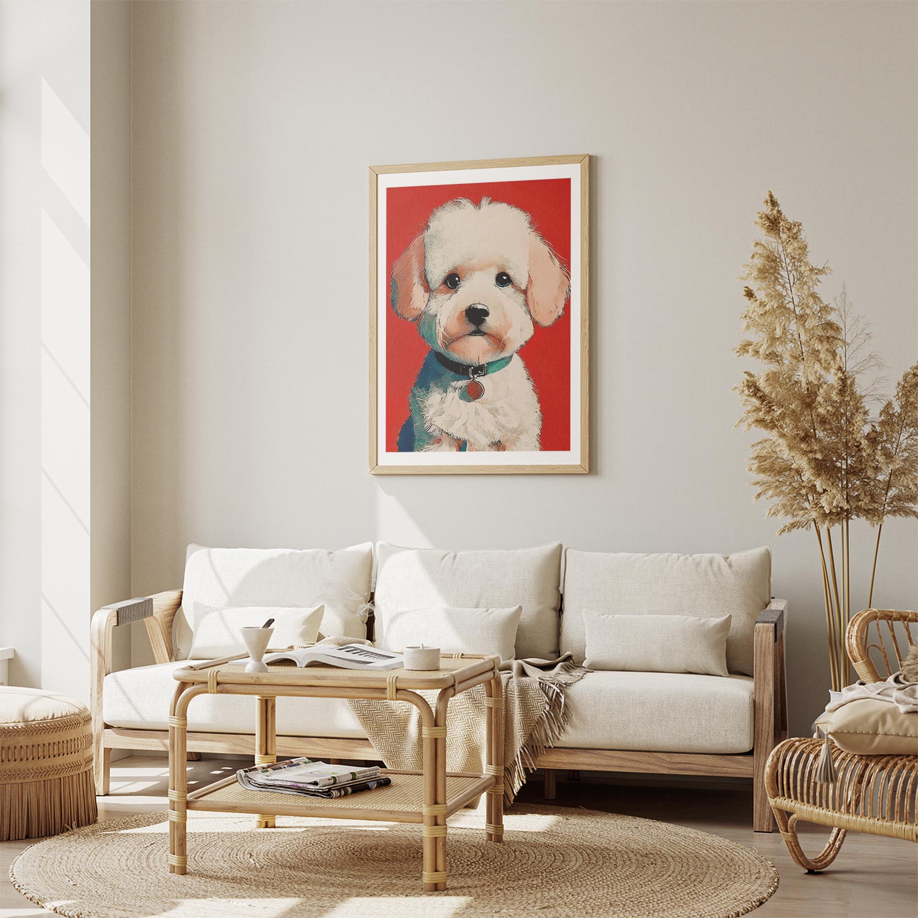 Bichon Frise Red Dog Series image 2