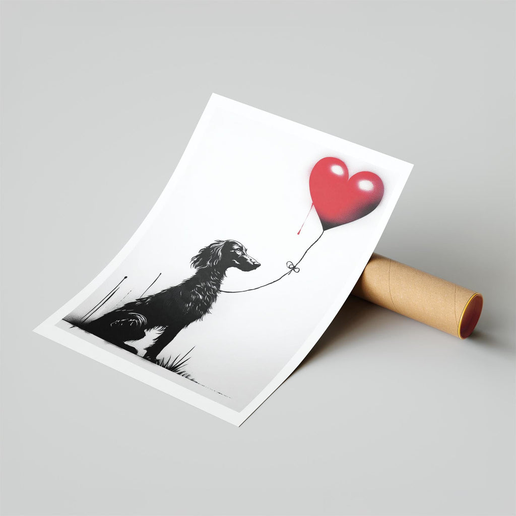 Bernese Mountain Dog LOVE Series Inspired by the Obama Poster image 1