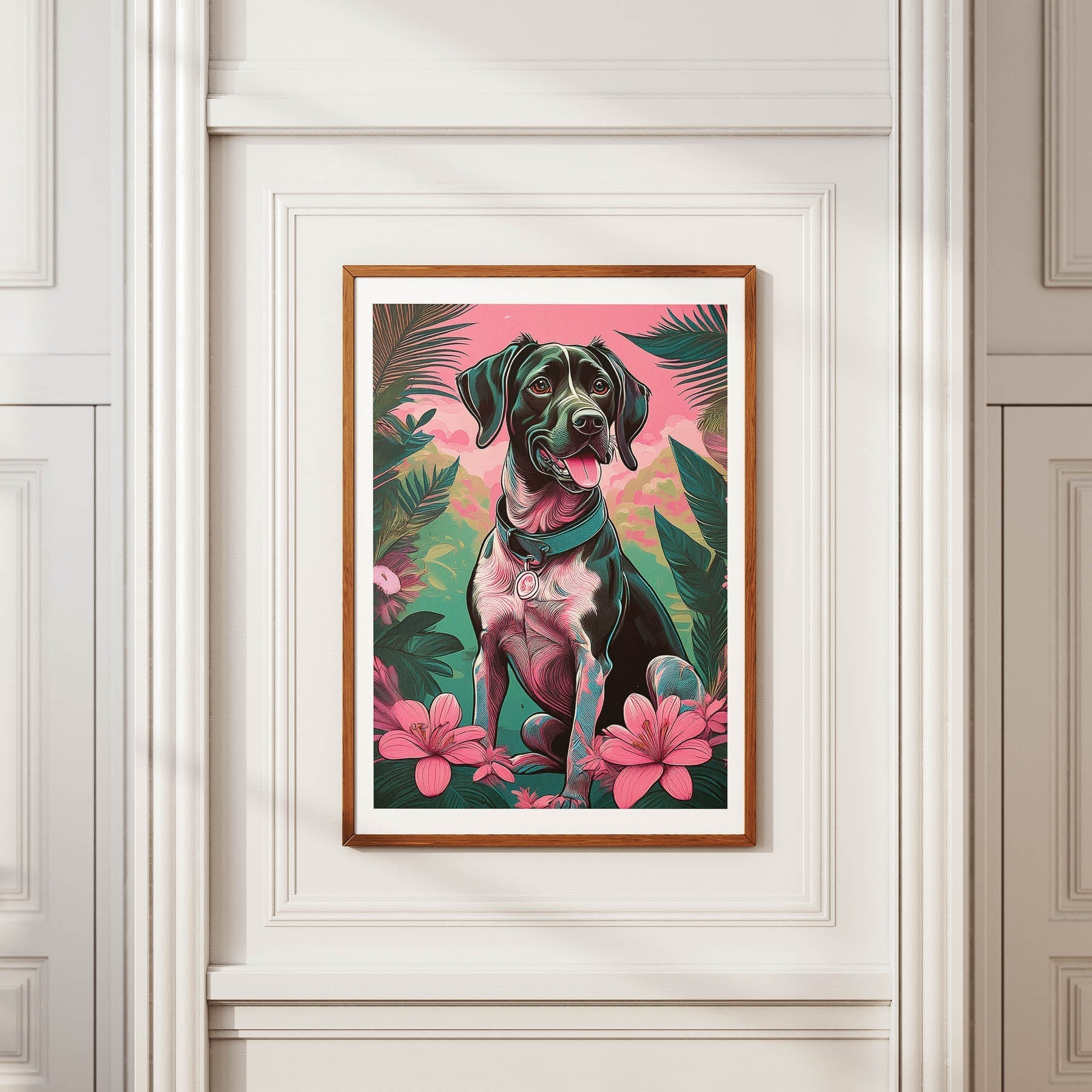 German Pointer Flowery Dog image 3