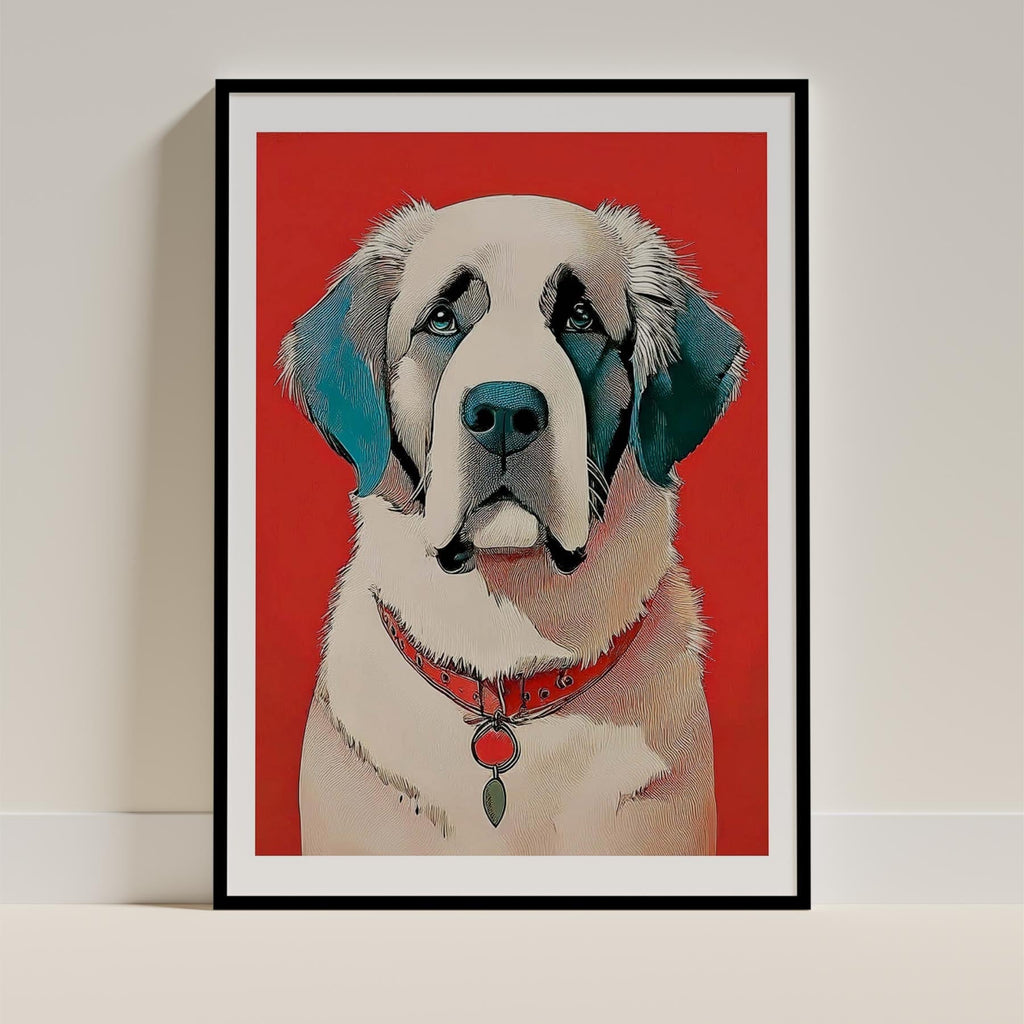 Saint Bernard Red Dog Series image 0