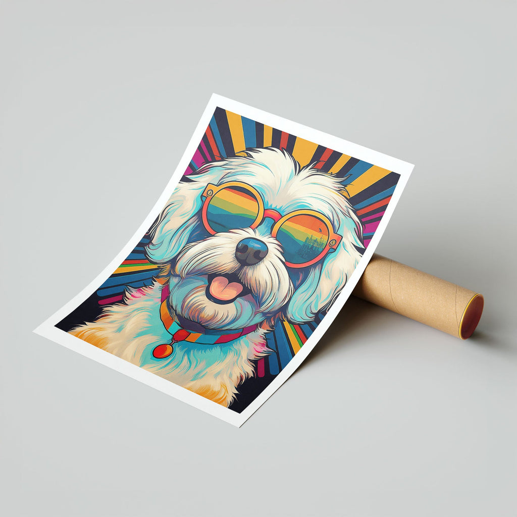 Maltese In Colourful Sunnies 1 image 7