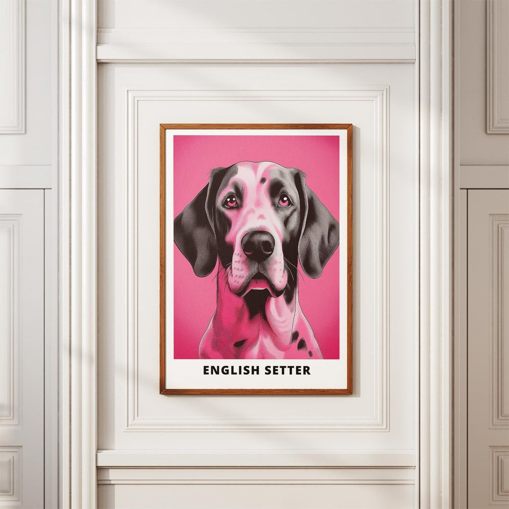 English Setter Pink and Black Dog Series 1 image 3