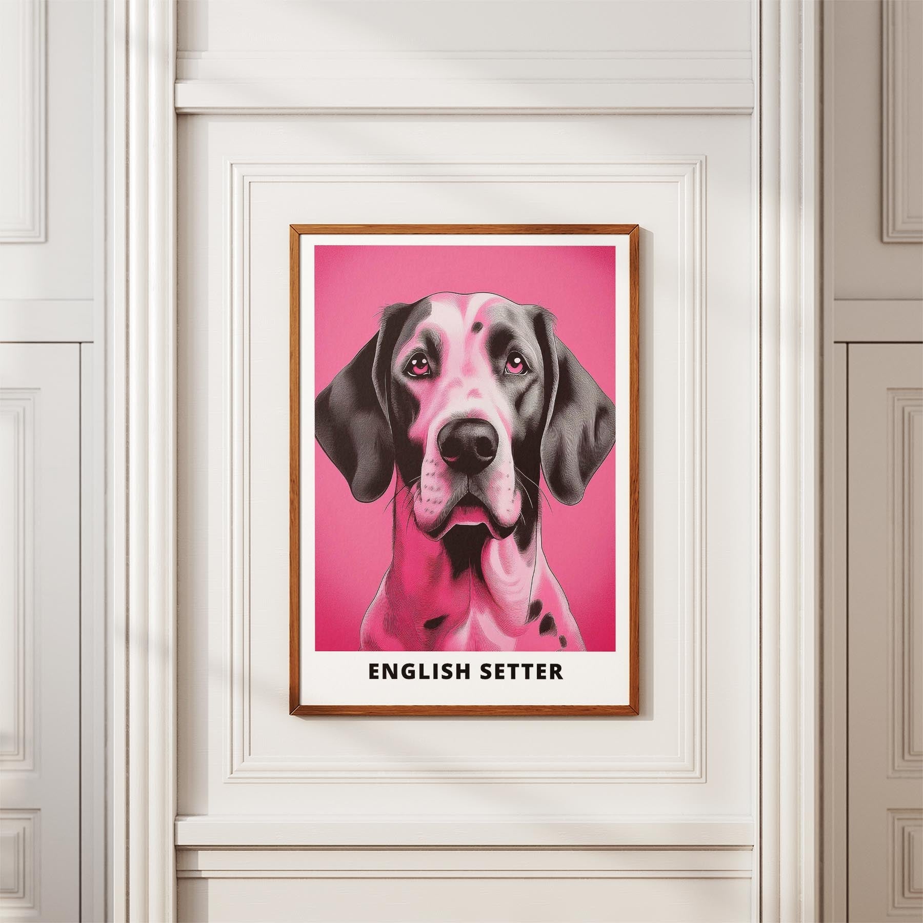 English Setter Pink and Black Dog Series 1 image 3