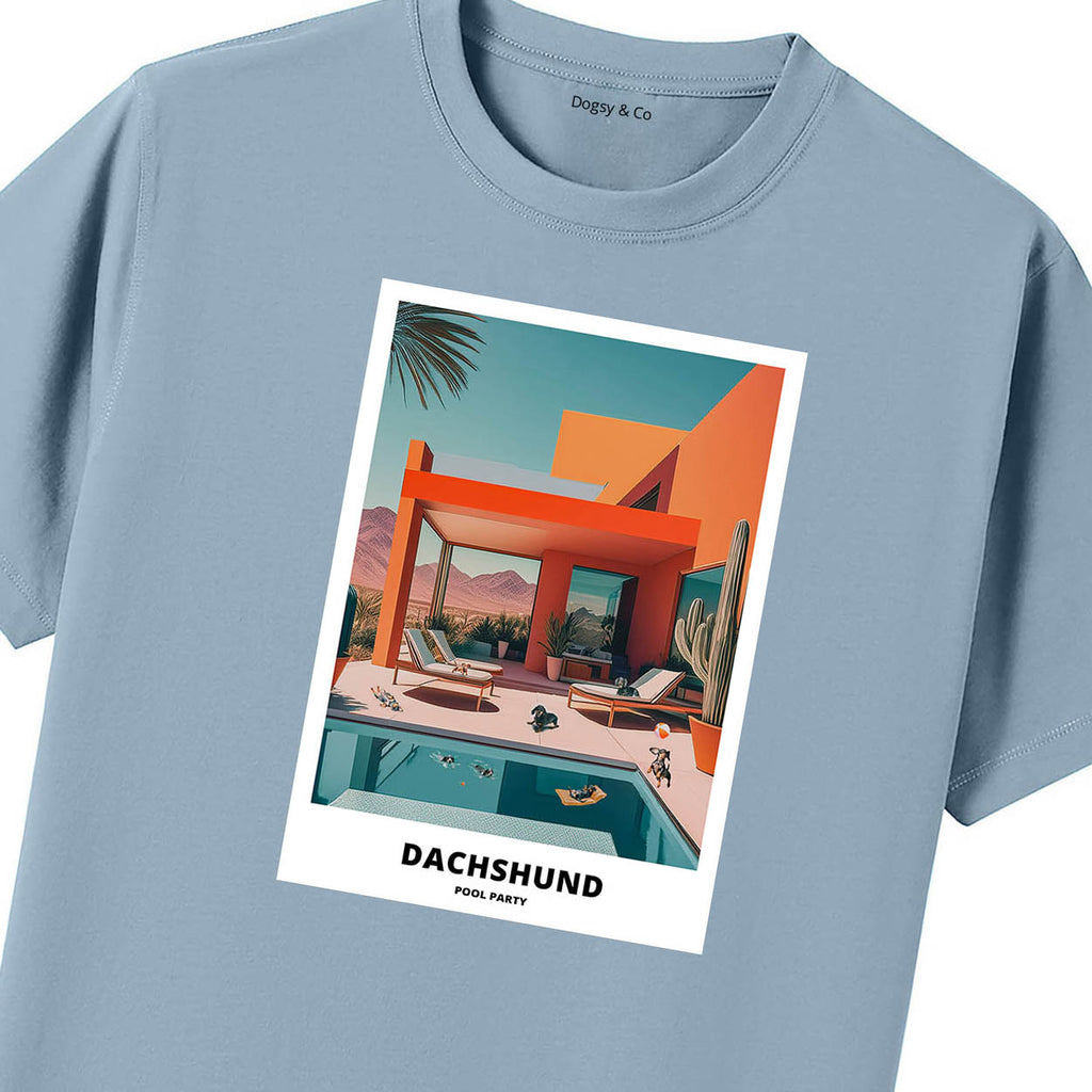 Dachshund Pool Party T-shirt